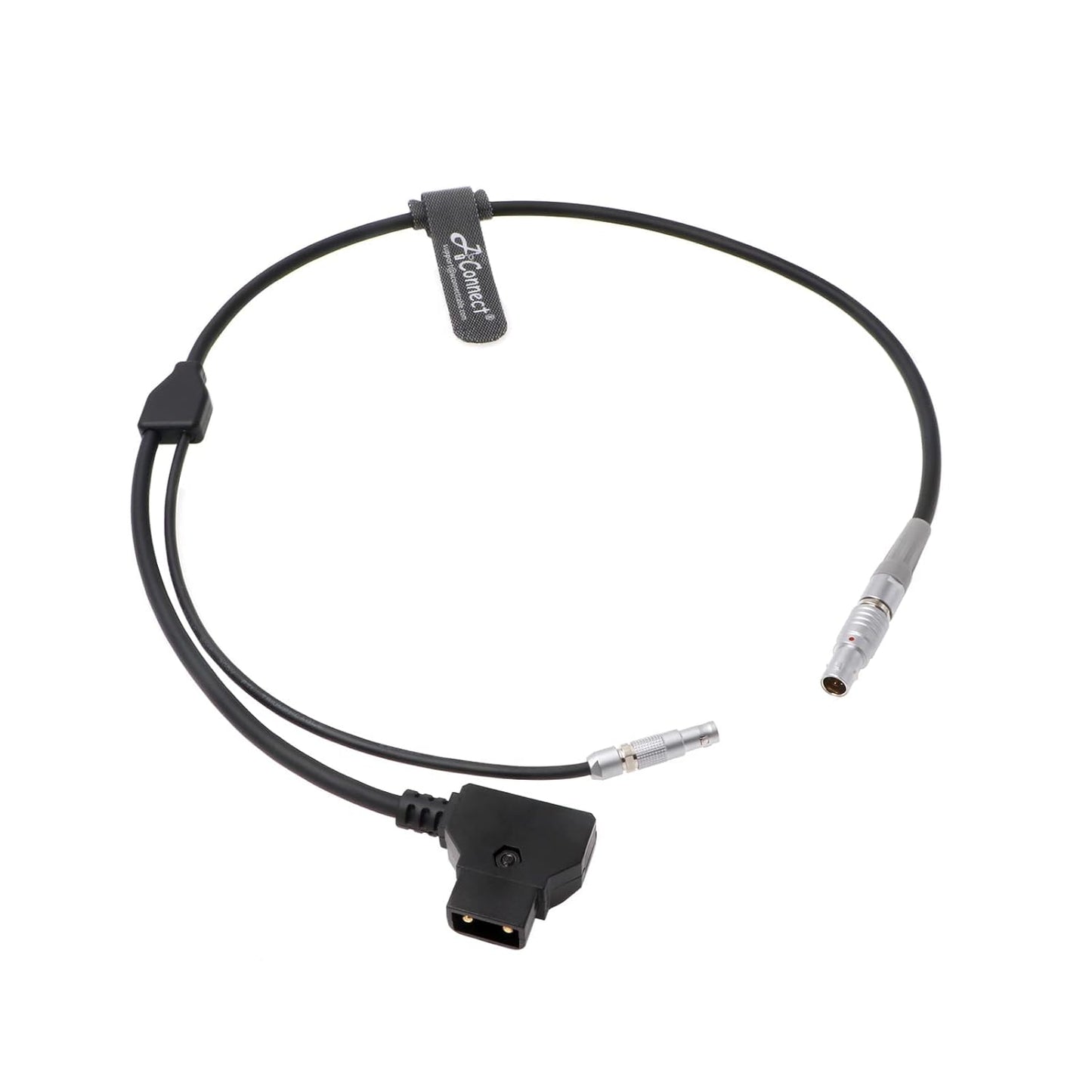 CAM-7Pin-RED-Dtap-Cable for RED Epic DSMC1| DSMC2 CAM 7 Pin to 00B 4 Pin + Dtap Male 50CM