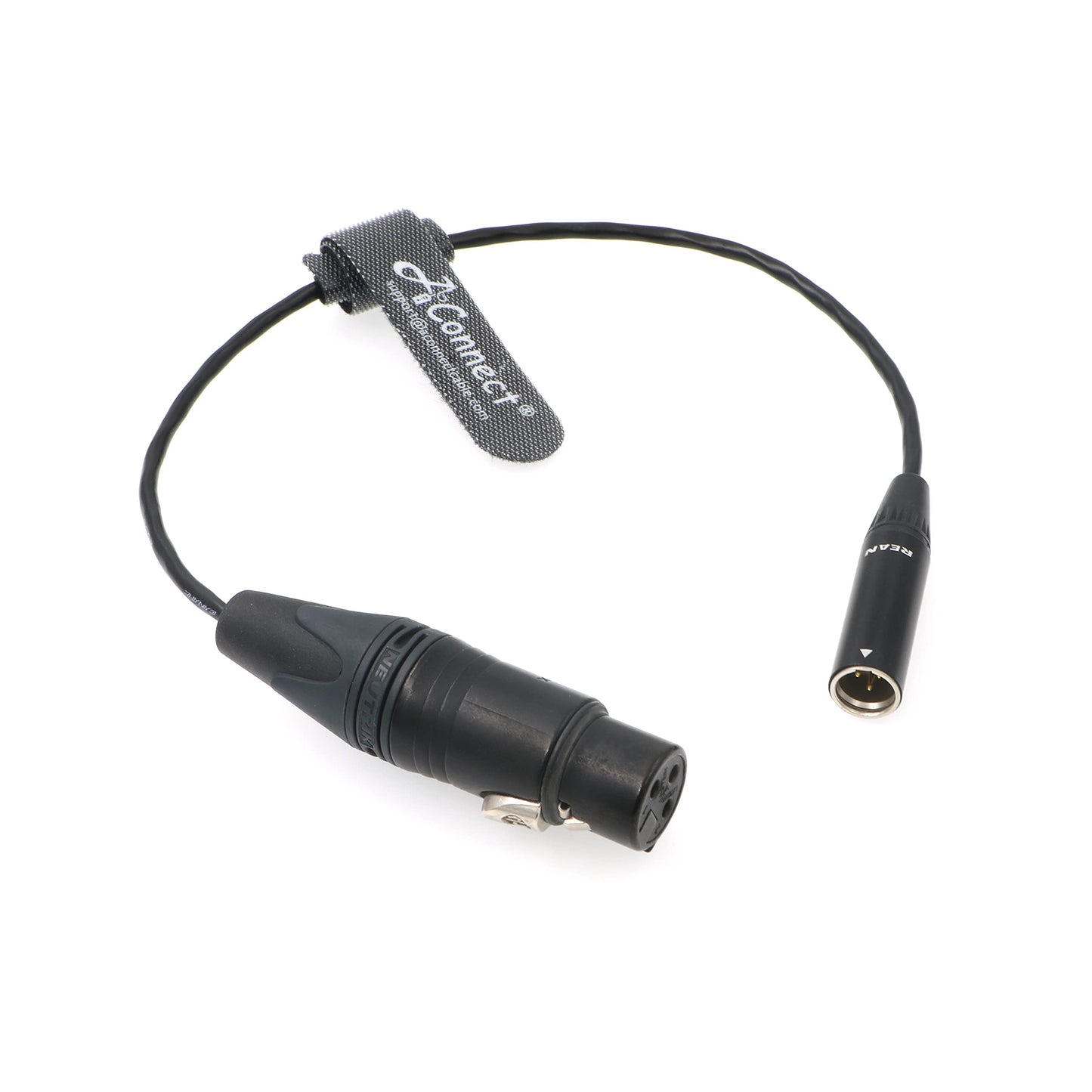 XLR-Cable-TA3F Original 3 Pin Mini XLR Female to 3 Pin XLR Male Cord for Sound Devices 744T Mixer Rode-X 30CM