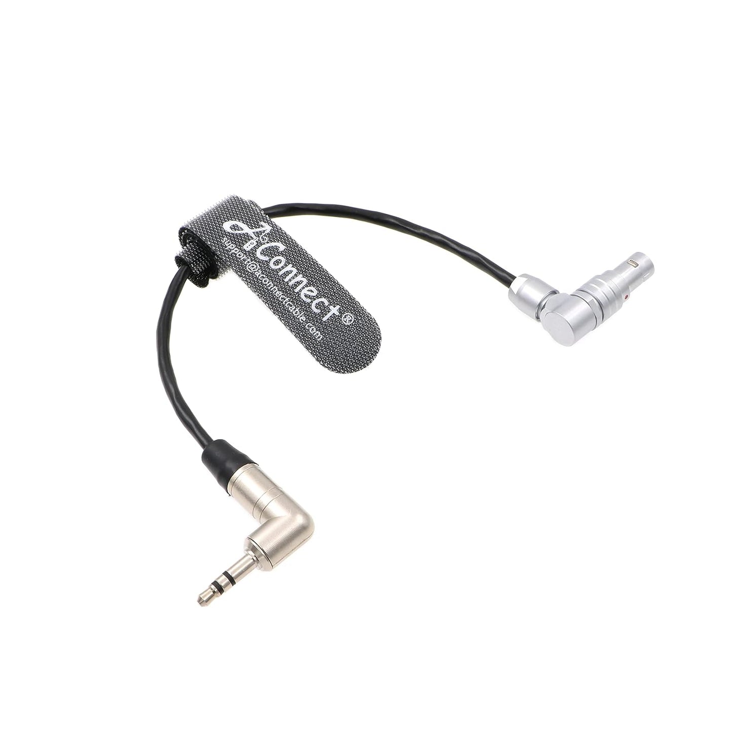 Cable-TRS-EXT-Tentacle-Timecode-Red Komodo Timecode Cable Tentacle Sync 3.5mm TRS to EXT 9 Pin Male Rotatable L-Shaped