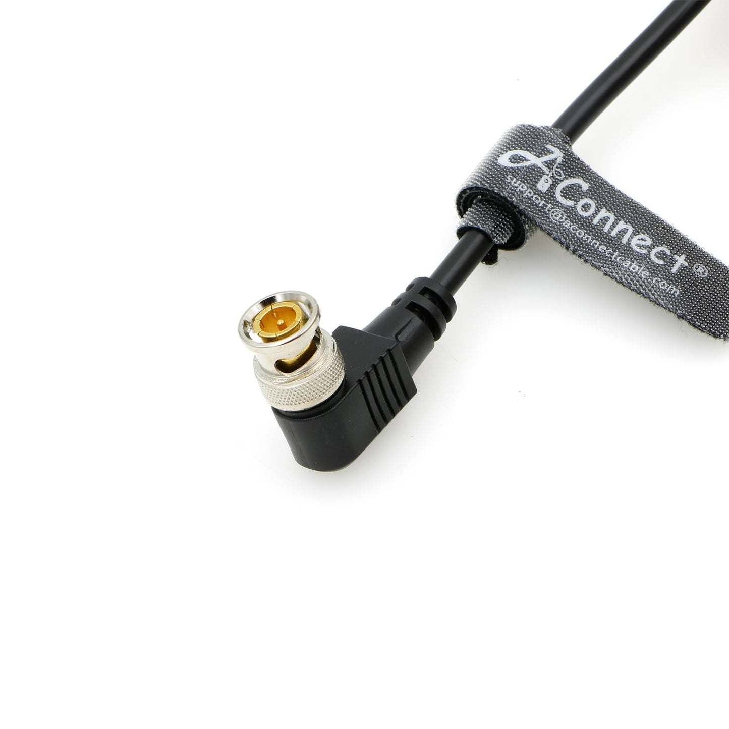 3G HD SDI BNC Male to BNC Male Coiled Cable Right Angle to Right Angle for Blackmagic