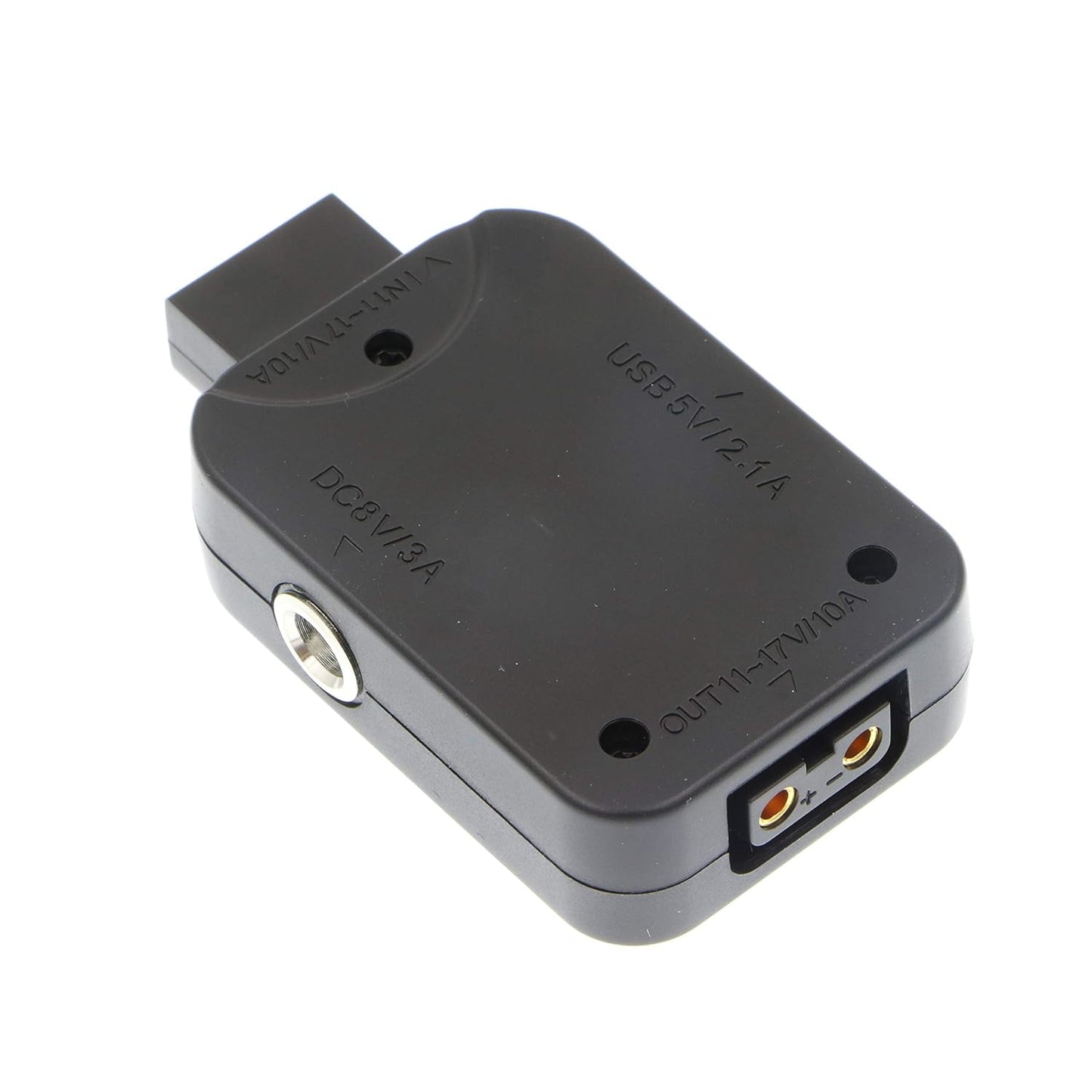 Dtap Ptap Power Adapter Connector for V-Lock V-Mount Battery Plug Converter D-Tap P-Tap to USB 5V DC 8V Female D Tap Output Multifunctional