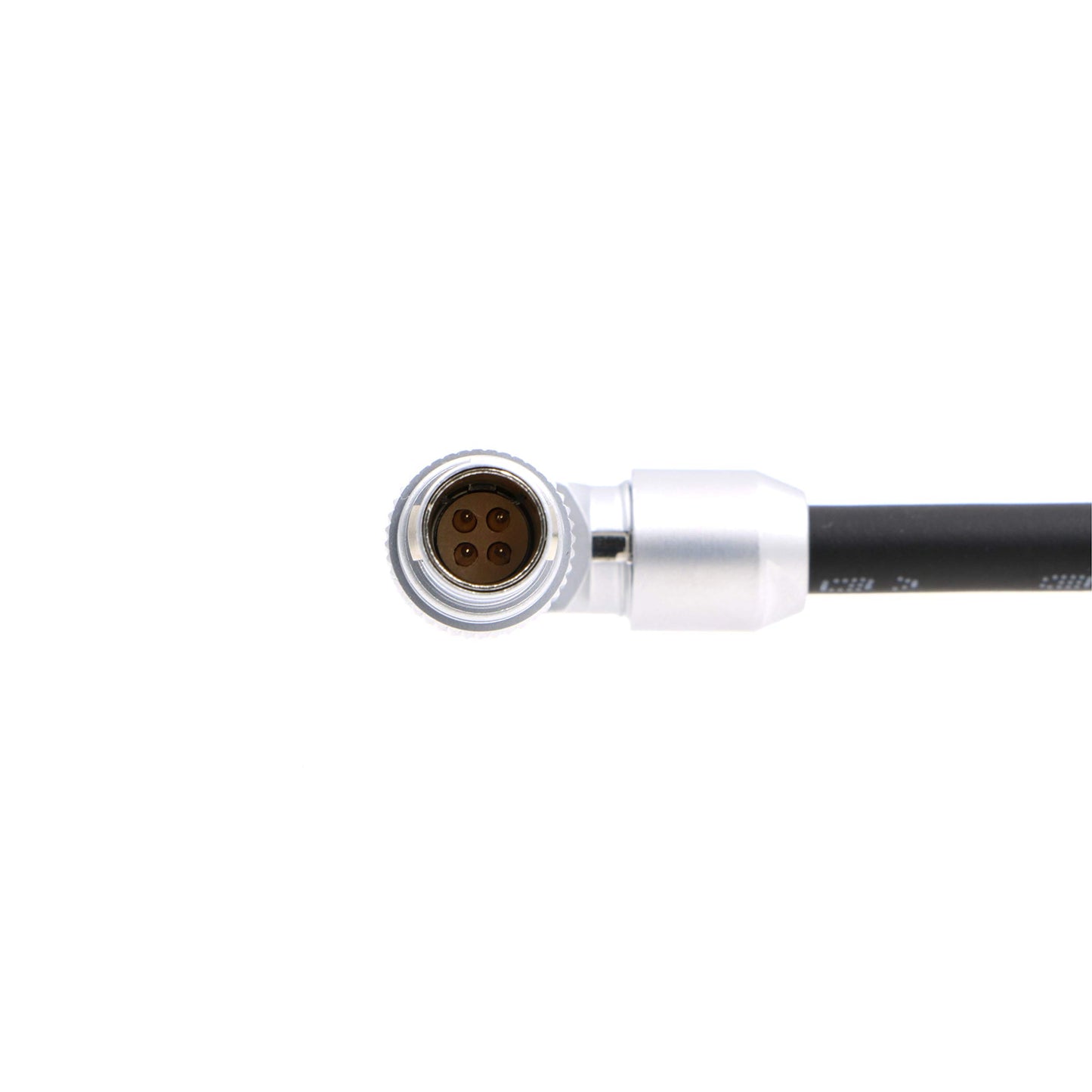 Rotatable Right Angle 4 Pin Male to D-Tap Power Cable for Zacuto Kameleon EVF 18in/45cm