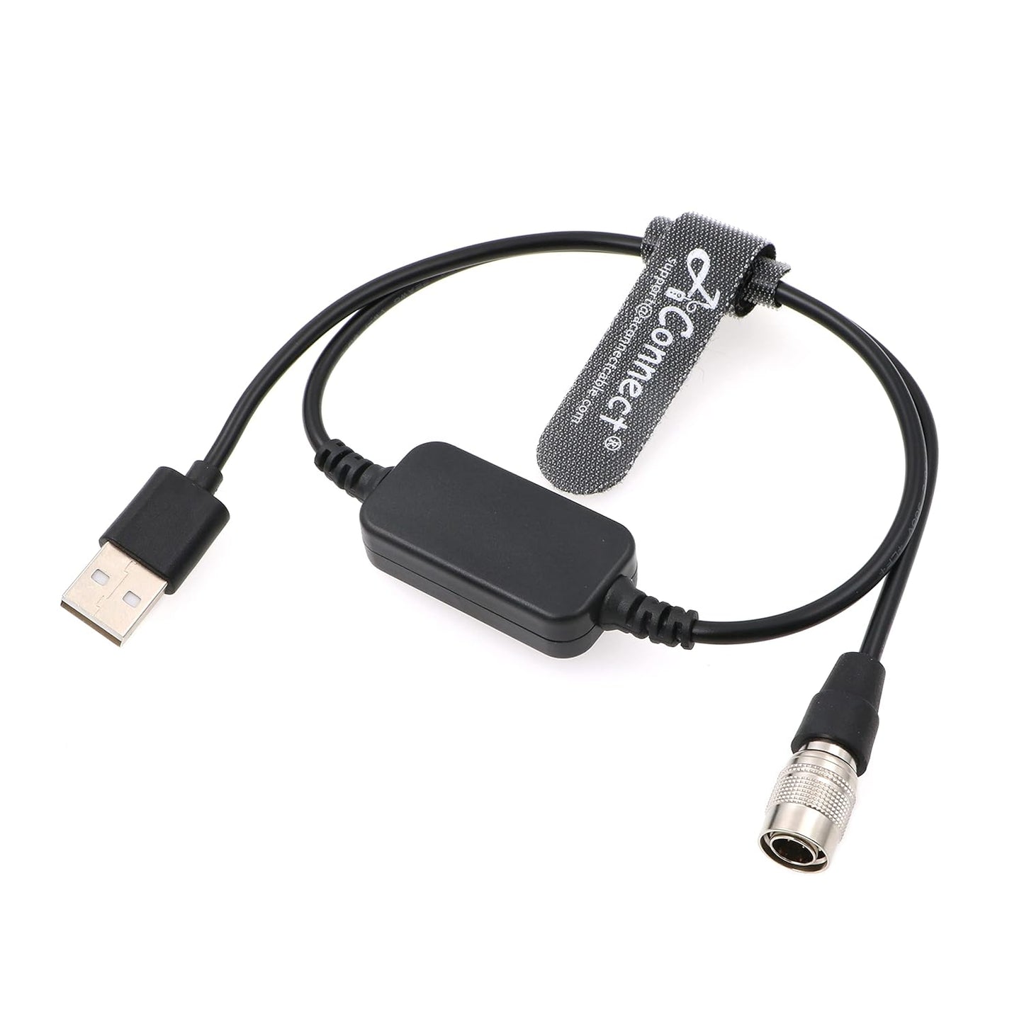 Hirose-USB-Cable-Zoom-Zaxcom-Sound Devices-Boost DC 12V USB to Hirose 4 Pin Power Cable for Sound Devices 688 633| Zoom F4 F8| Zaxcom 50CM