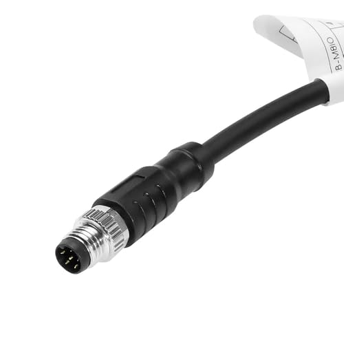 M8 6 Pin A-Code Male to Flying Lead Basler Power I/O Cable, Industrial Sensor Connector Shielded Cable for Basler Camera, Automation Control, Vision System 1M/3.3ft