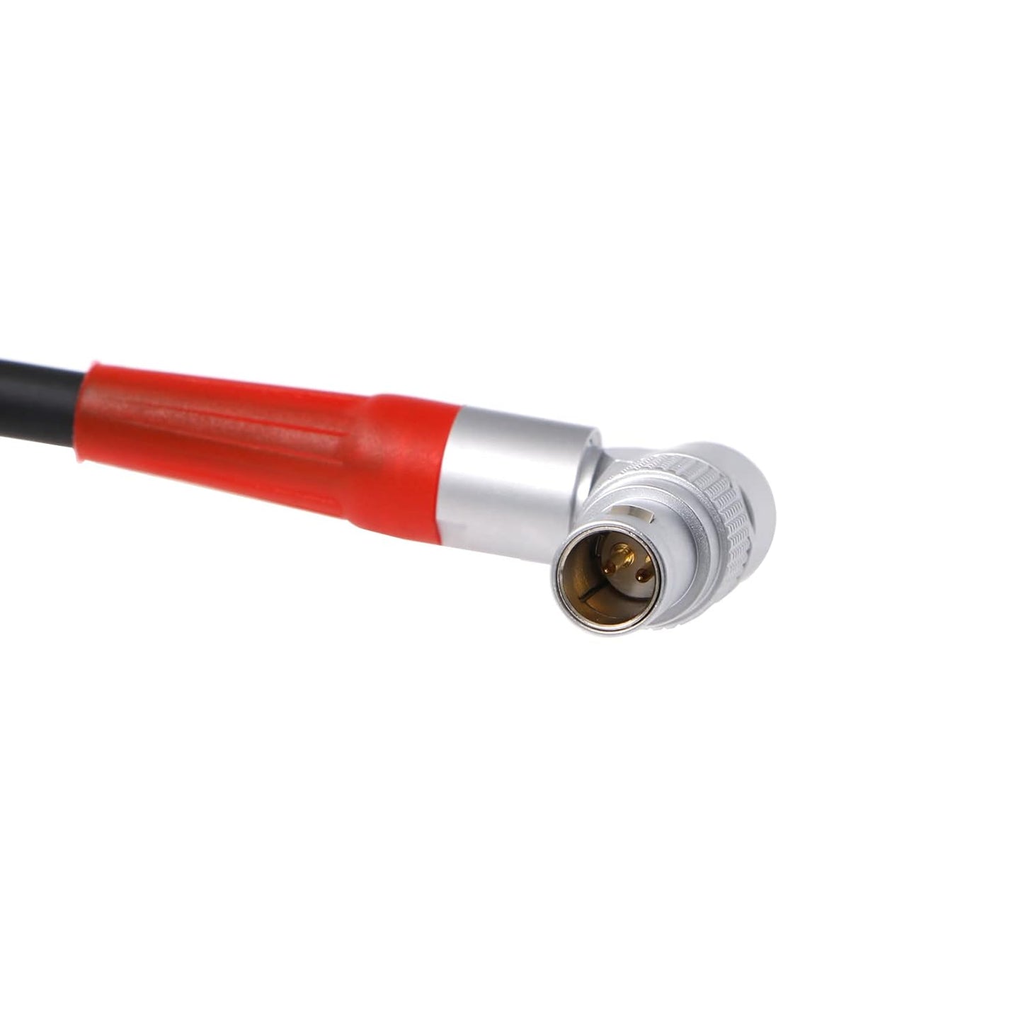 Combination Power-Cable for Zacuto-Gratical-Eye-Viewfinder|Teradek Rotatable Right-Angle 2-Pin-Male to D-Tap + Right Angle BNC to BNC Flexible HD SDI Cable for BMCC-Video-Camera Braided