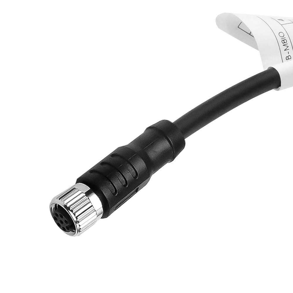 M8 8 Pin Female A-Code to Open End Power I/O Cable Drag-Chain Shielded for Baumer CX Series VCXG VCXU VCX.XC Camera Industrial Automation Sensor Systems 1M/3.3ft