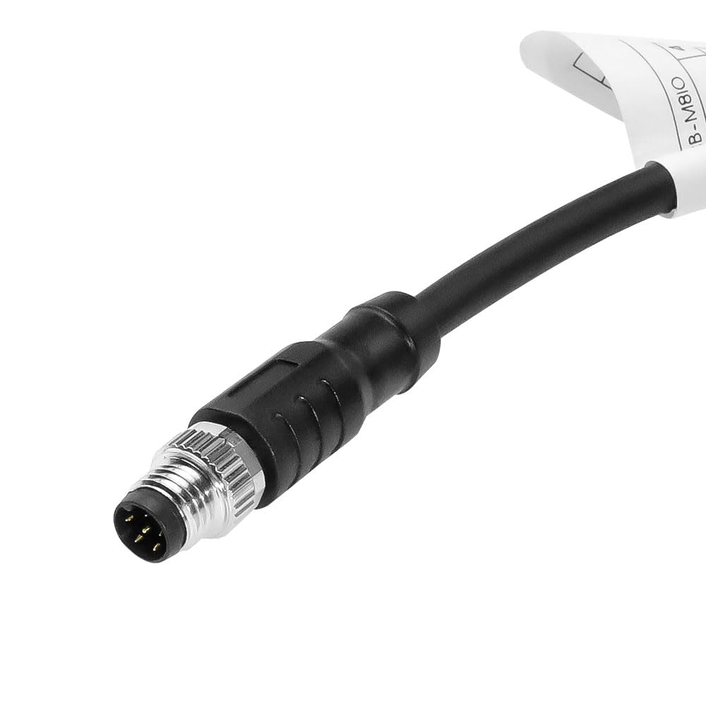 M8 6 Pin A-Code Male to Flying Lead Basler Power I/O Cable, Industrial Sensor Connector Shielded Cable for Basler Camera, Automation Control, Vision System 1M/3.3ft
