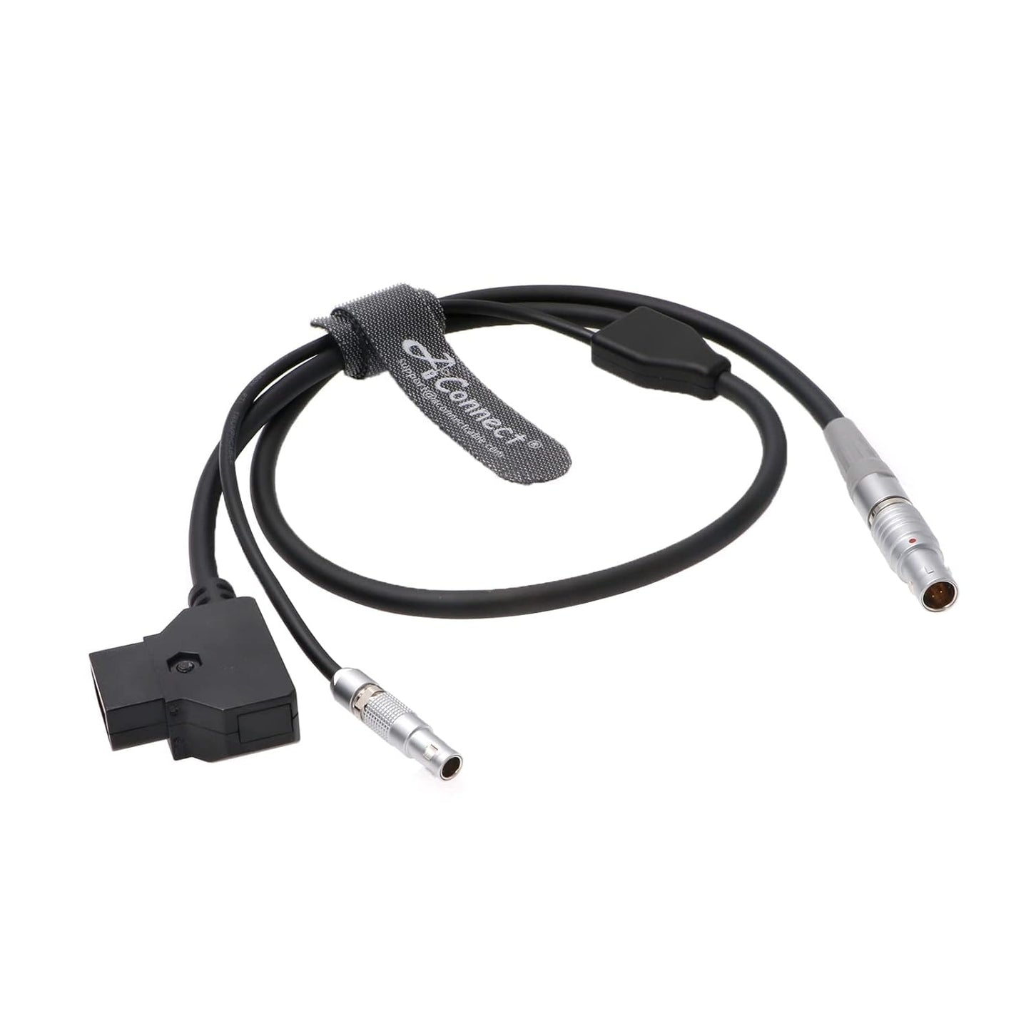 CAM-7Pin-RED-Dtap-Cable for RED Epic DSMC1| DSMC2 CAM 7 Pin to 00B 4 Pin + Dtap Male 50CM