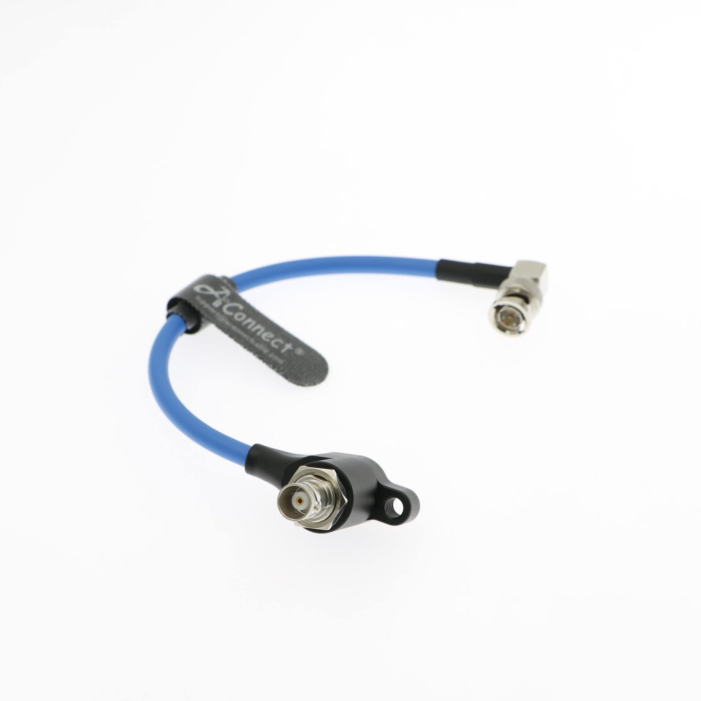 SDI-Protector-Cable for RED-Komodo Galvanic-Isolators BNC Male to Right-Angle BNC Female Power Cord 8inch Black