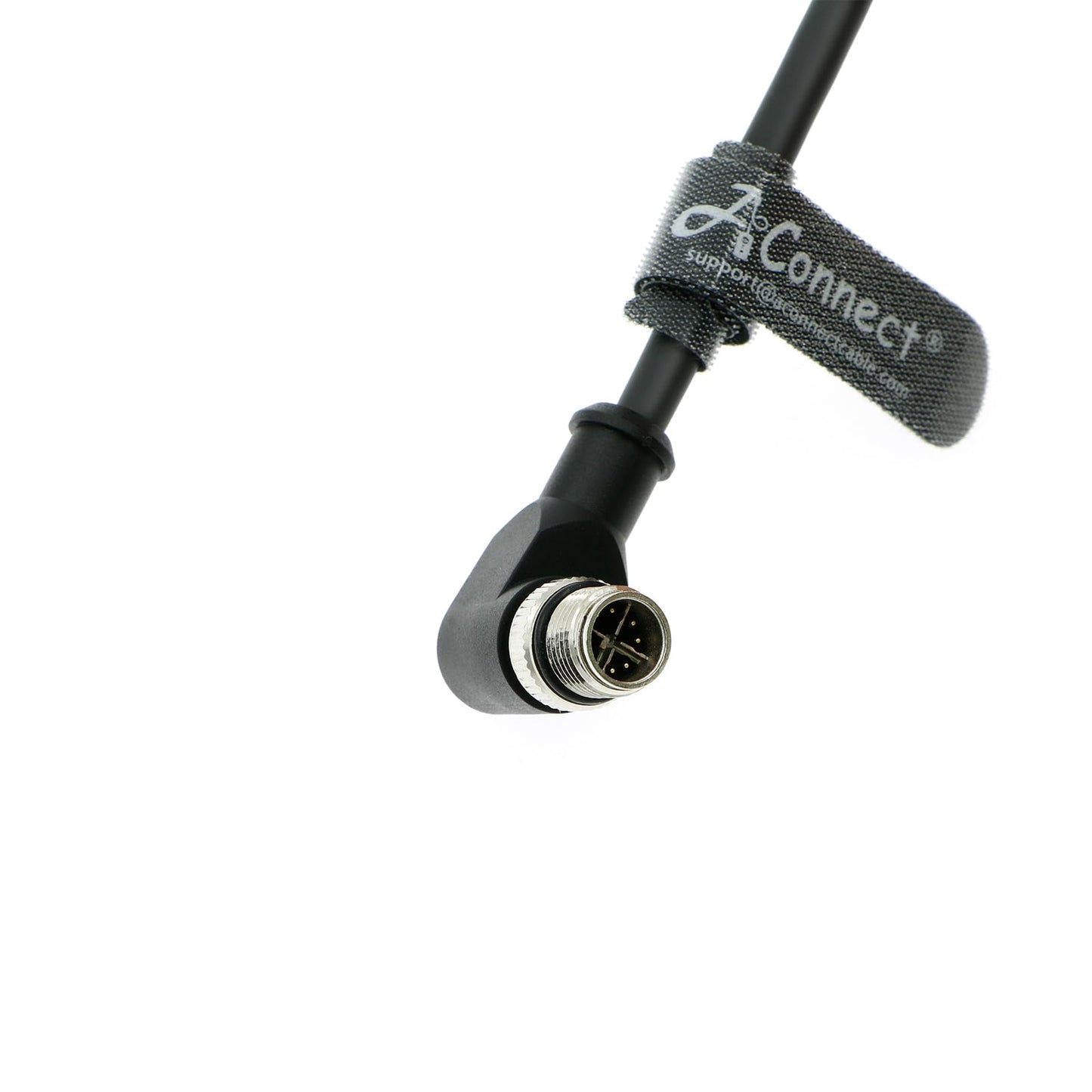 M12 8 Pin X-Code Male Right Angle to RJ45 Industrial Ethernet Cable for Cognex in Sight Industrial Camera Shielded Waterproof Flexible Cable 1M
