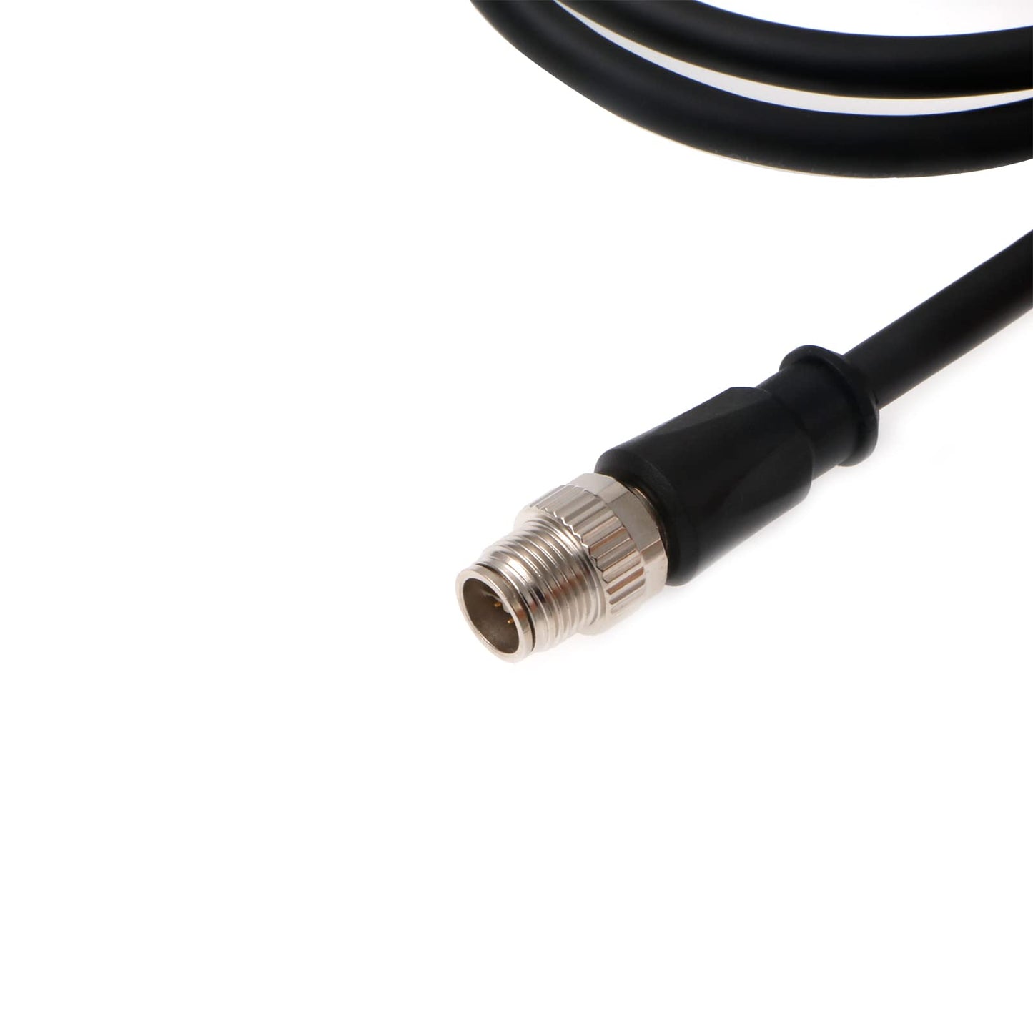 M12-X-Code Ethernet-Cable for Cognex Industrial Camera M12 8 Pin Male X-Code to 8 Pin Male X-Code Shielded Industrial Cord Waterproof Anti-UV 1M