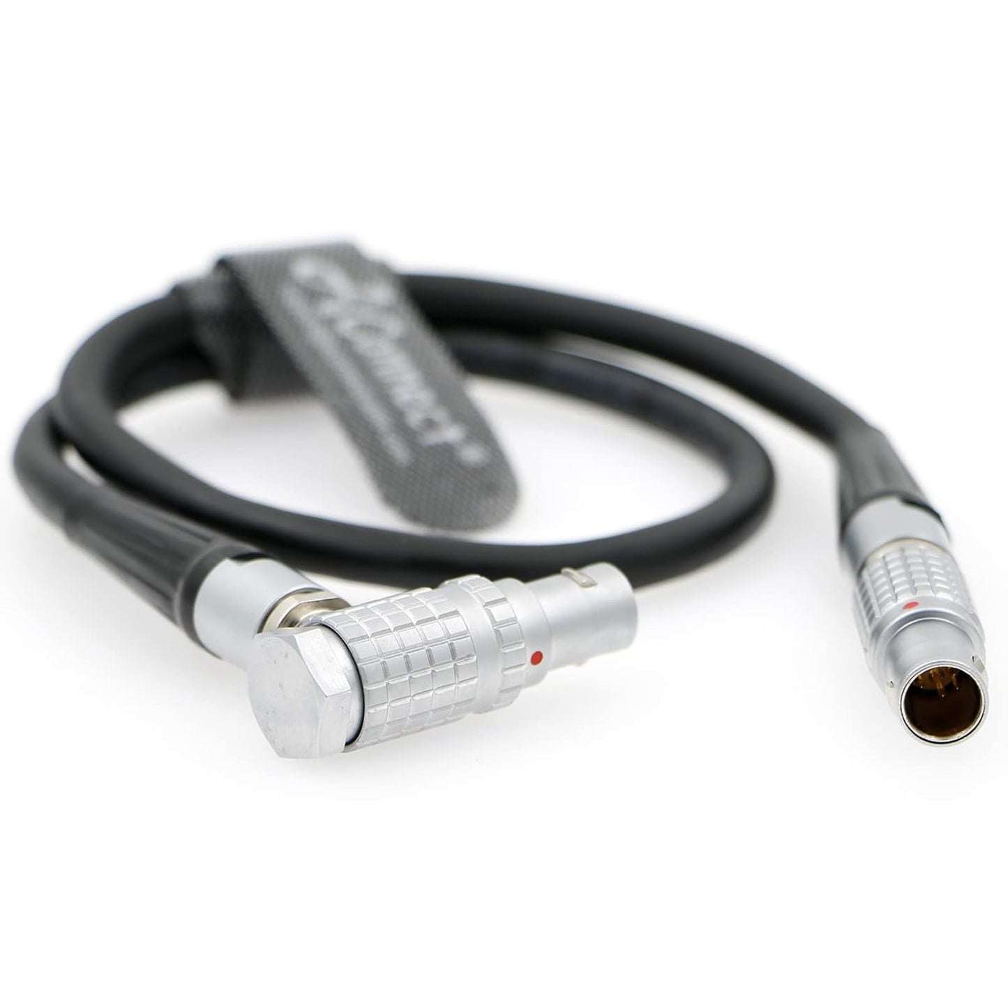 6 Pin Male to Right Angle 6 Pin Female Power Extension Cable for DJI Ronin-2, RED Scarlet & Epic Camera 19.7Inches/50cm
