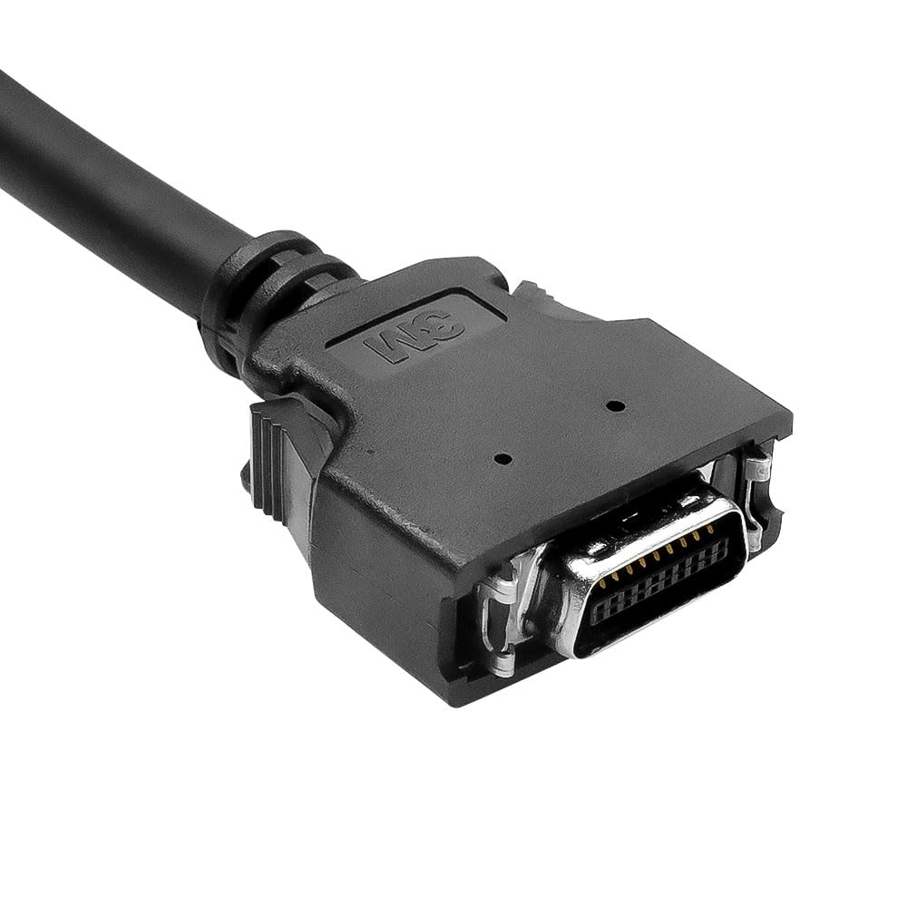 KEYENCE CB-B3 20-Pin Male to SCSI 20P Connection Cable, 3M/9.84ft Sensor Head Cable for LJ-X8000/LJ-V7000 Laser Profilers|Industrial-Grade Data Transmission