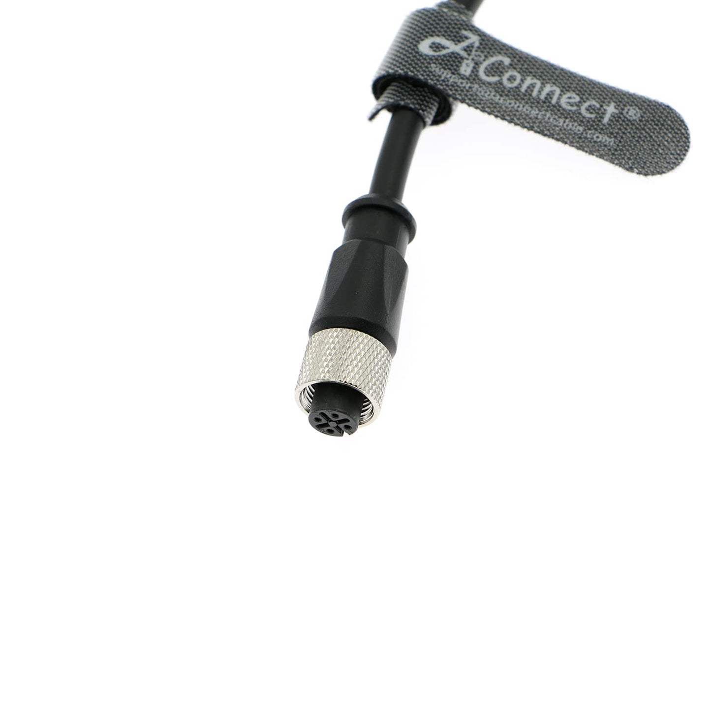 M12 A Code 4 Pin Female Straight Connector Aviation Socket Electrical Cable for Industrial Camera 1M/3.3Ft