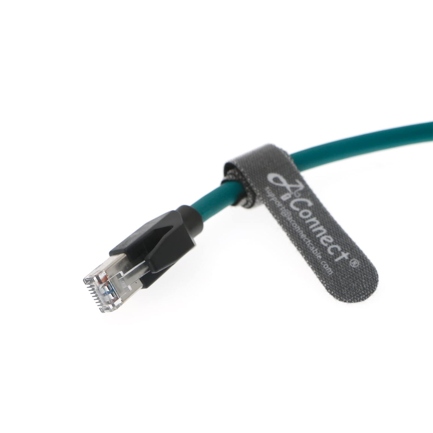 AConnect M12 8 Pole X-Code Male to RJ45 Cat6a Ethernet Shielded Cable for Cognex Industrial Camera 33Ft/10M