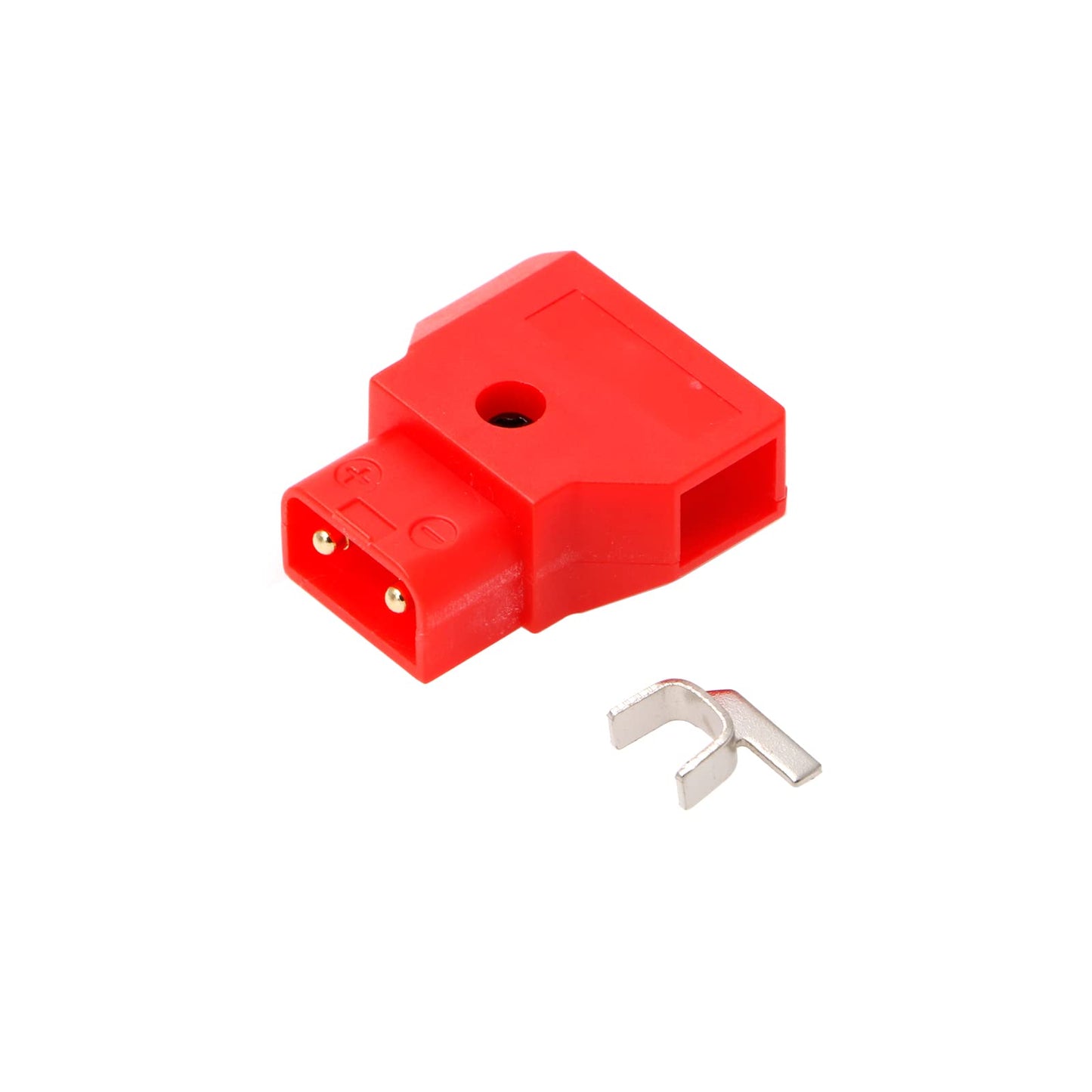 Dtap-Male-Connector-DIY Jack Plug for Photography V-Mount Gold Mount Battery 5pcs Red