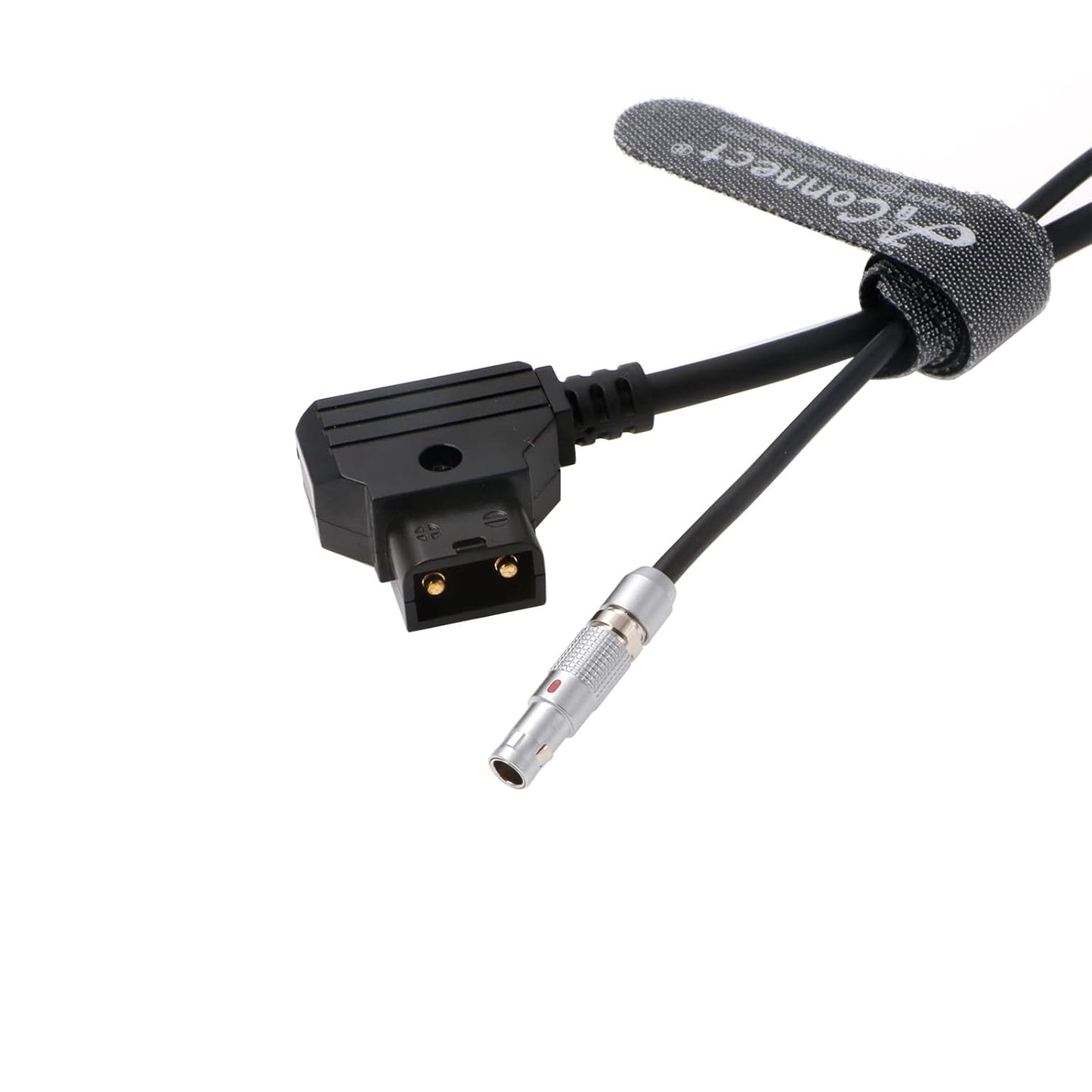 CAM-7Pin-RED-Dtap-Cable for RED Epic DSMC1| DSMC2 CAM 7 Pin to 00B 4 Pin + Dtap Male 50CM