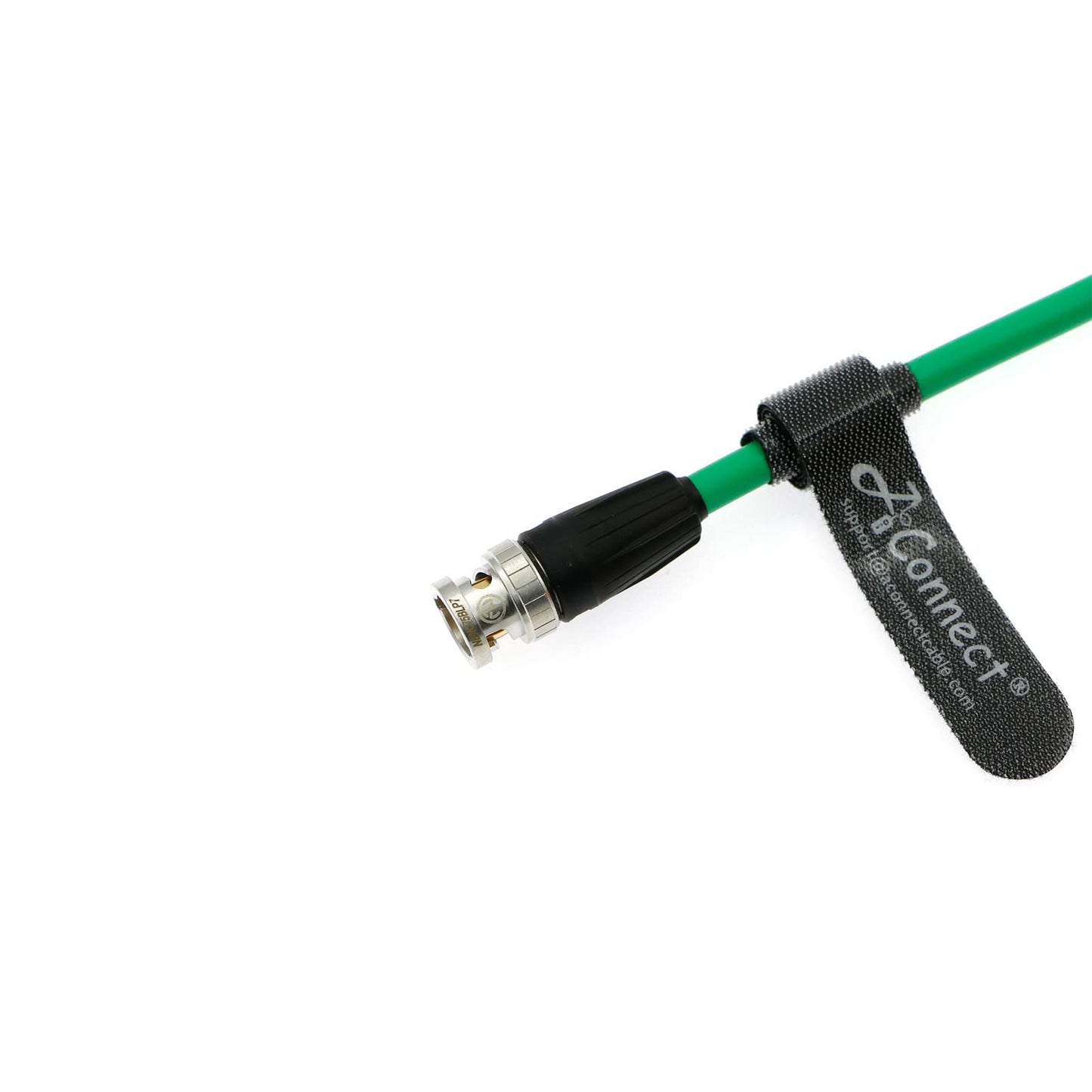 SDI-Protector-Cable for RED-Komodo Galvanic-Isolators BNC Male to Right-Angle BNC Female Power Cord 8inch Black