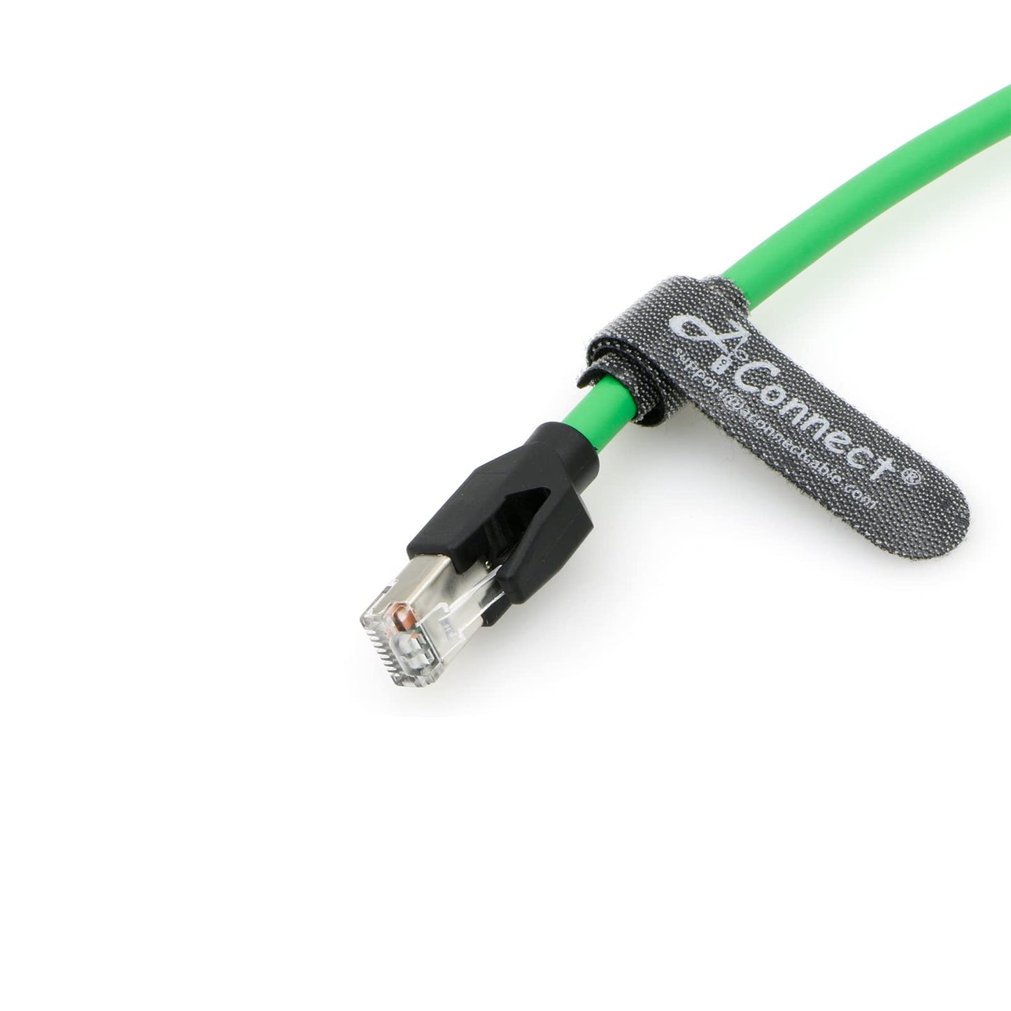 M12 4 Position D-Coded Connector to RJ45 Cat5e Ethernet Cable Assembly Waterproof Portable 3.3Ft/1M