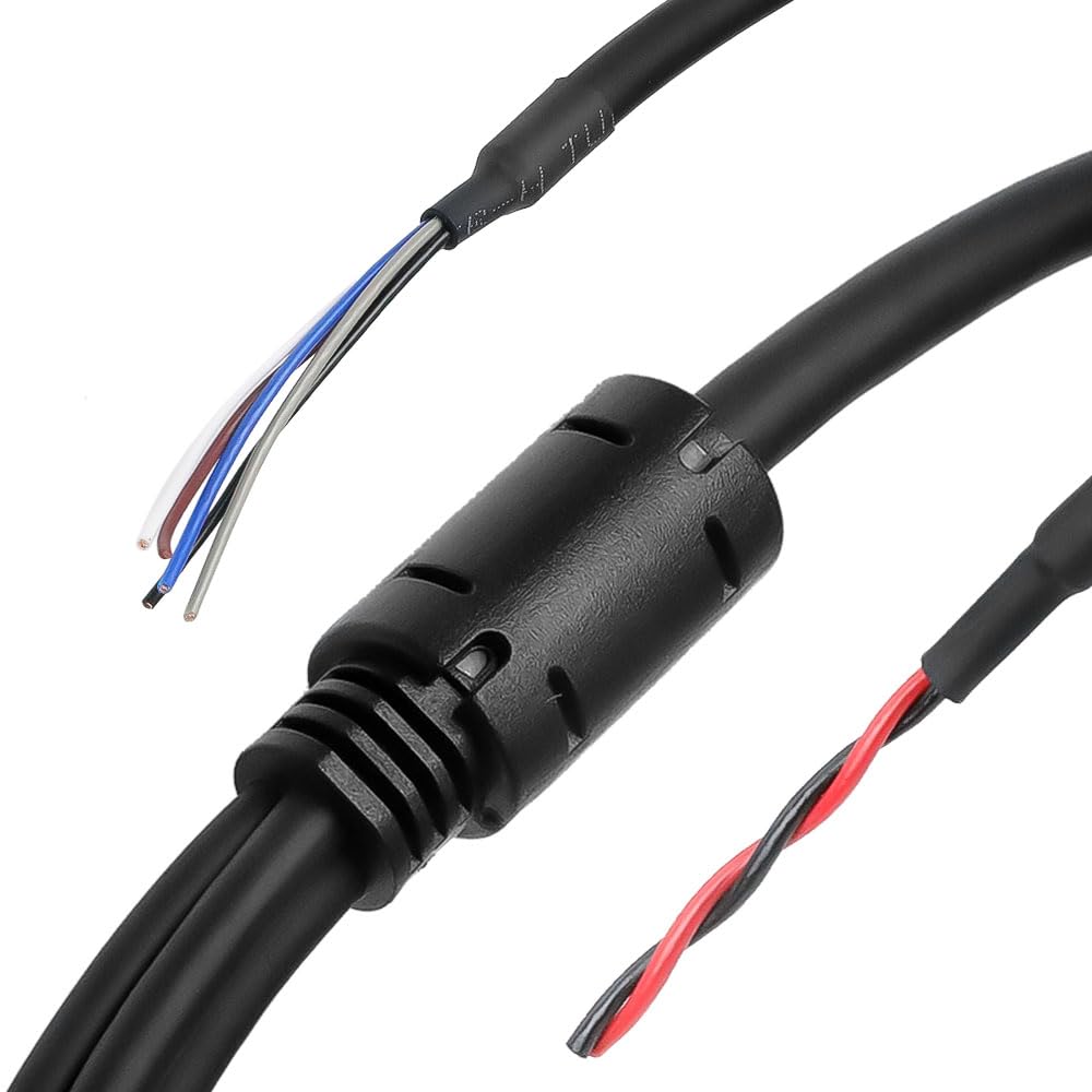 0.5M/19.7in M12 12-Pin Female to RJ45 (1-to-3) Breakout Cable - Power & Ethernet for DJI Livox HAP/TX, Mid-70, Mid-360 LiDAR Sensors - Industrial Aviation-Grade Connector