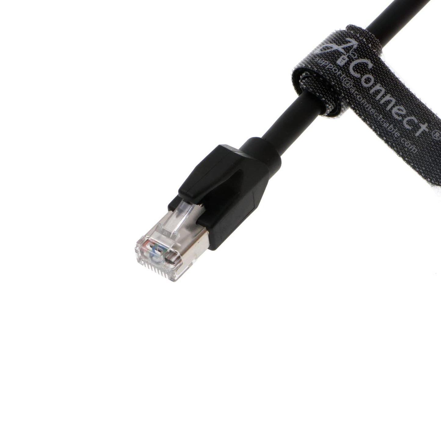 X-Code-RJ45-Industrial-Shielded-Ethernet M12 8 Pin X-Code Male to RJ45 Cat6a Ethernet Shielded Cable for Cognex Industrial Camera Flexible 3.3Ft|1M