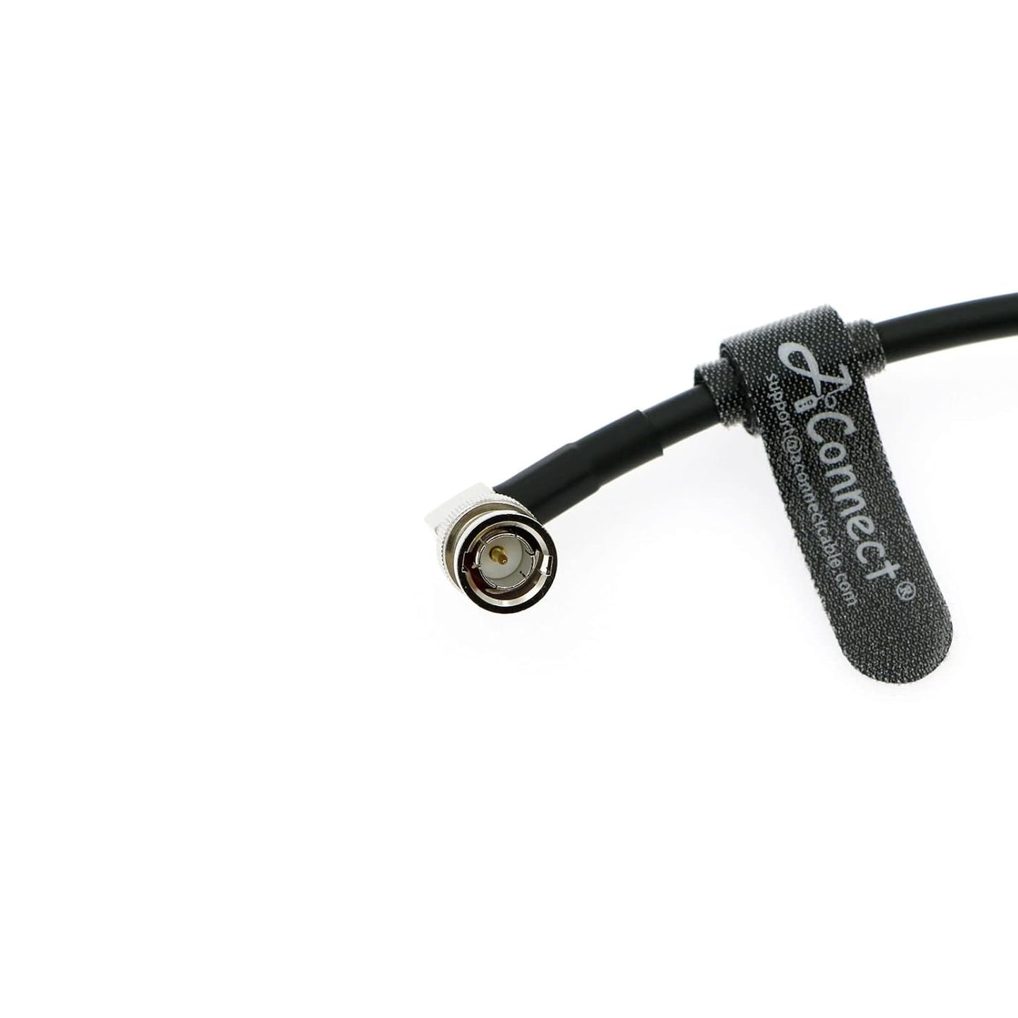 SDI-Protector-Cable for RED-Komodo Galvanic-Isolators BNC Male to Right-Angle BNC Female Power Cord 8inch Black