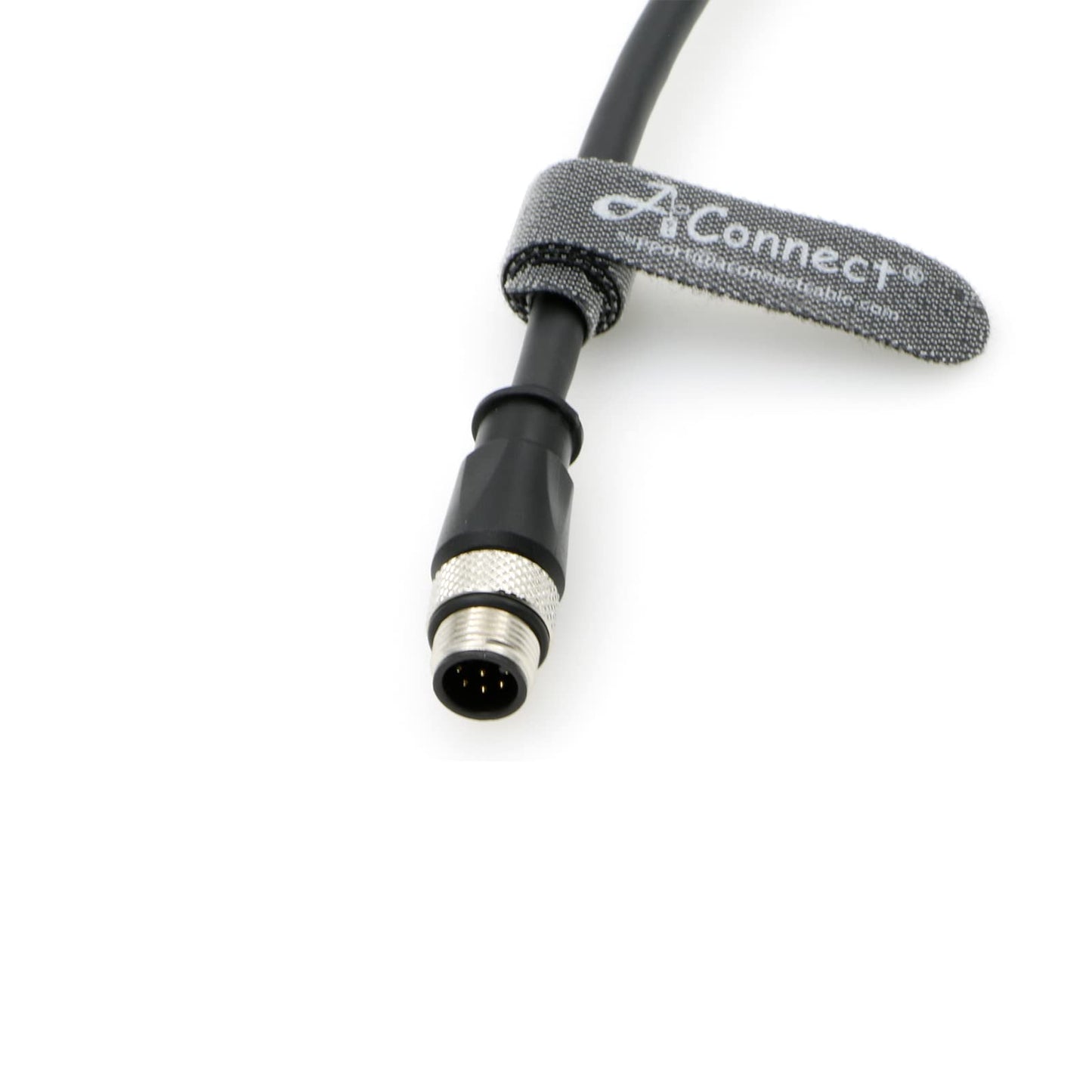 M12 8 Pin A-Code Male to 8 Pin A-Code Male High Flexible Industrial Ethernet Shielded Waterproof Cable for Industrial Camera 1M