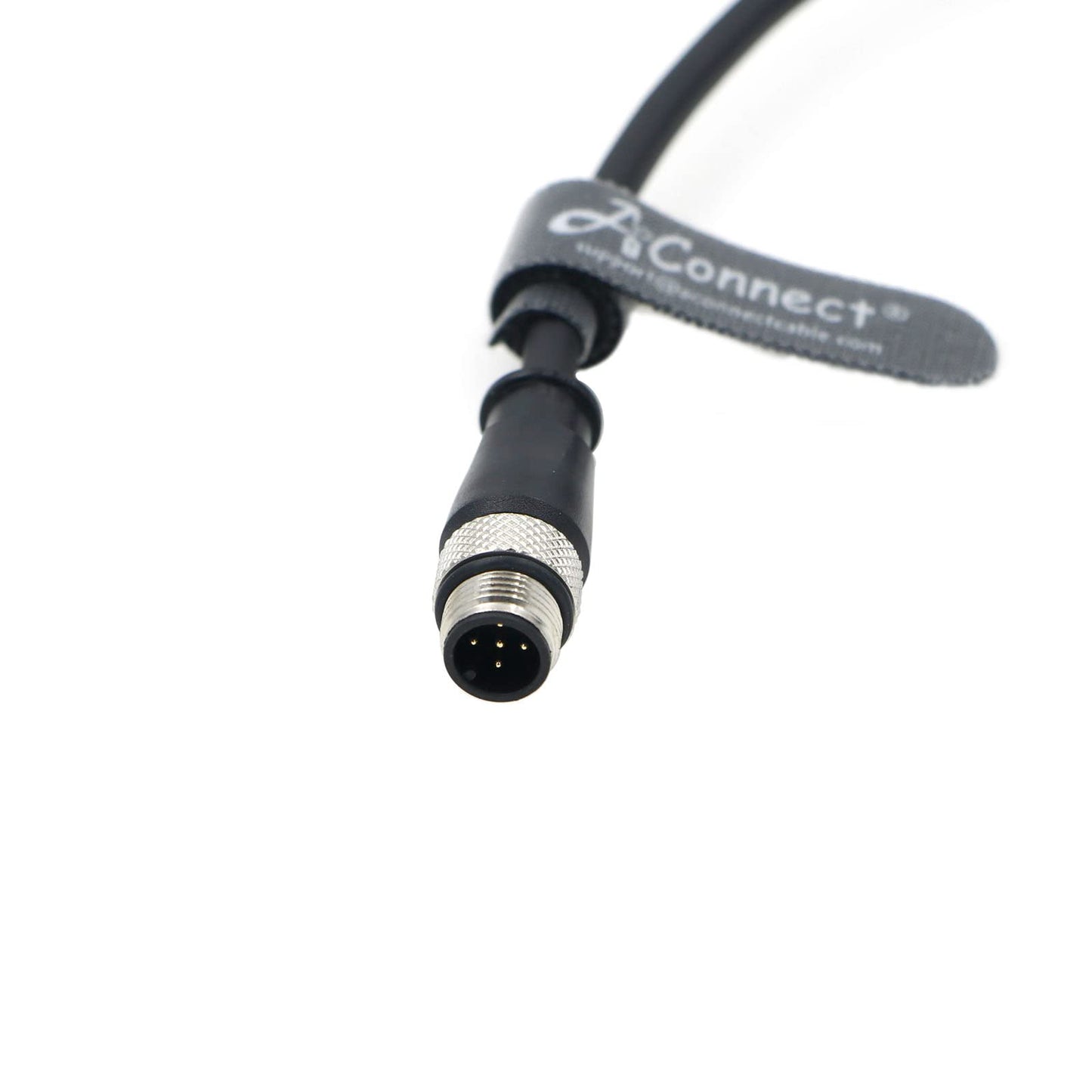 M12 5 Pin Male A-Code to 5 Pin Female A-Code Industrial Shielded Cable Aviation Sensor Connector for Device Network, Fieldbus Module 2M/6.5Ft