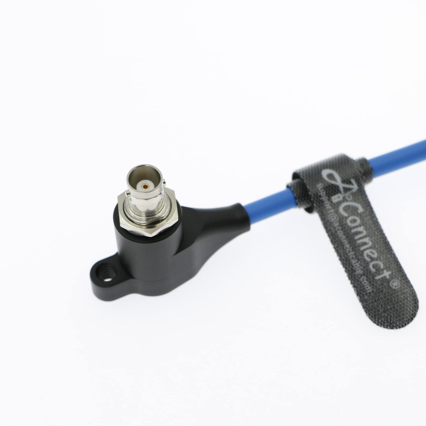 SDI-Protector-Cable for RED-Komodo Galvanic-Isolators BNC Male to Right-Angle BNC Female Power Cord 8inch Black