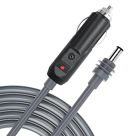 Starlink Mini DC Power Cable Cigarette Lighter, Car Charger 7FT Starlink Mini Accessories Cable 12V-24V DC Power Cord,18AWG Starlink DC Power Supply for Trucks Buses Ships Waterproof Gray