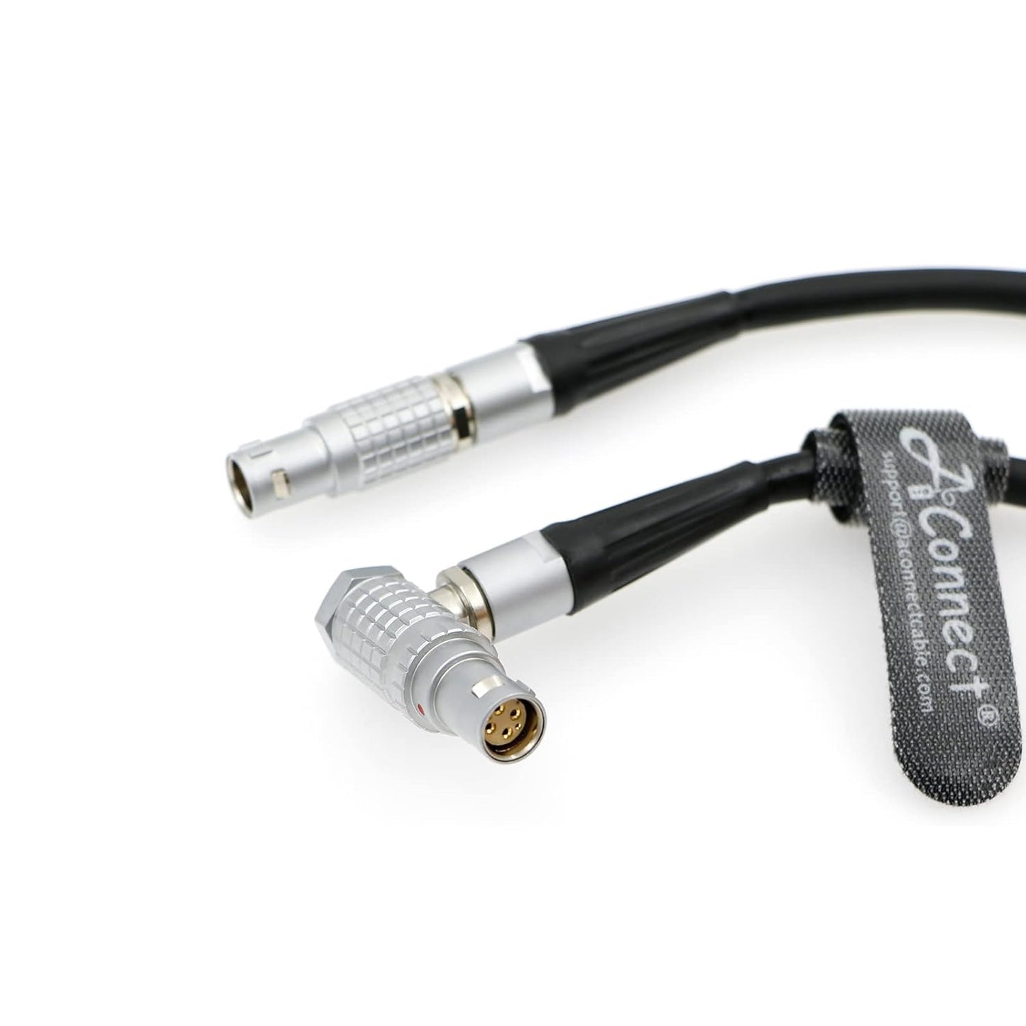 6 Pin Male to Right Angle 6 Pin Female Power Extension Cable for DJI Ronin-2, RED Scarlet & Epic Camera 19.7Inches/50cm