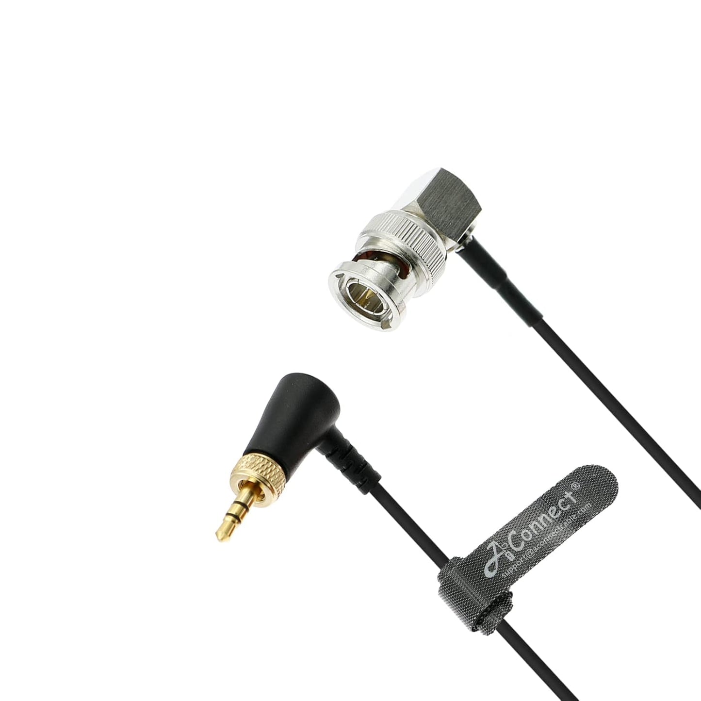 Locking 3.5mm TRS to BNC Timecode Cable for Deity Microphones TC-1 for Blackmagic Ursa Mini/Canon C70/Z CAM E2/Zoom F4