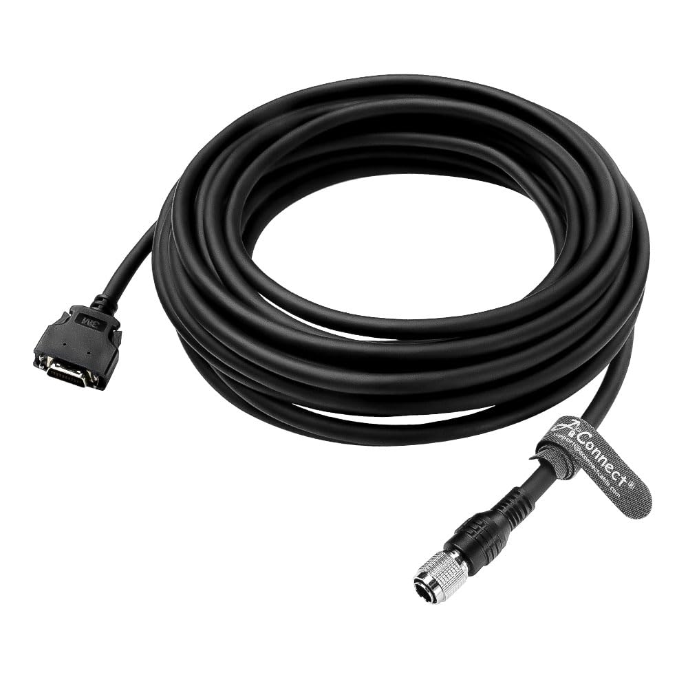 KEYENCE CB-B3 20-Pin Male to SCSI 20P Connection Cable, 3M/9.84ft Sensor Head Cable for LJ-X8000/LJ-V7000 Laser Profilers|Industrial-Grade Data Transmission