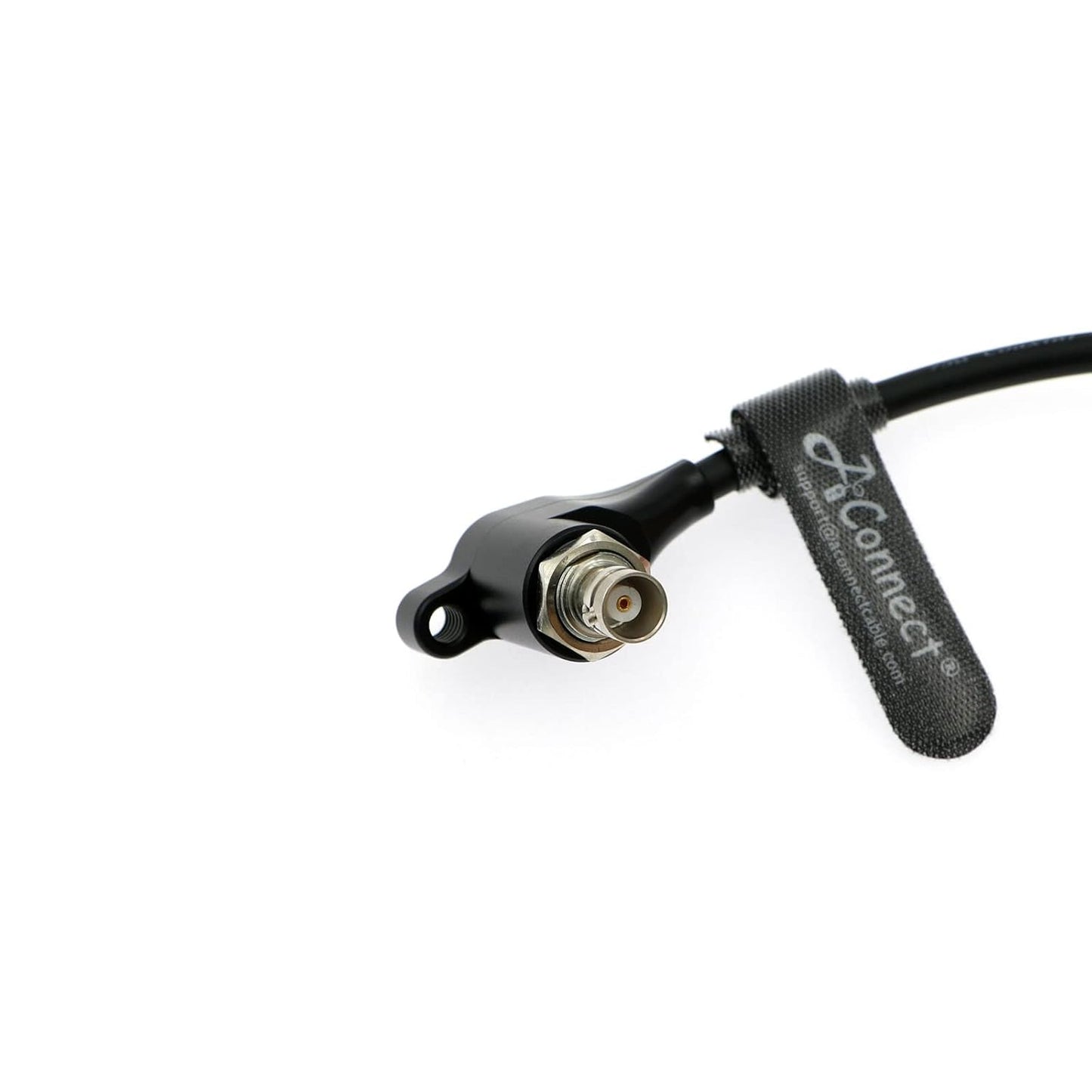 SDI-Protector-Cable for RED-Komodo Galvanic-Isolators BNC Male to Right-Angle BNC Female Power Cord 8inch Black