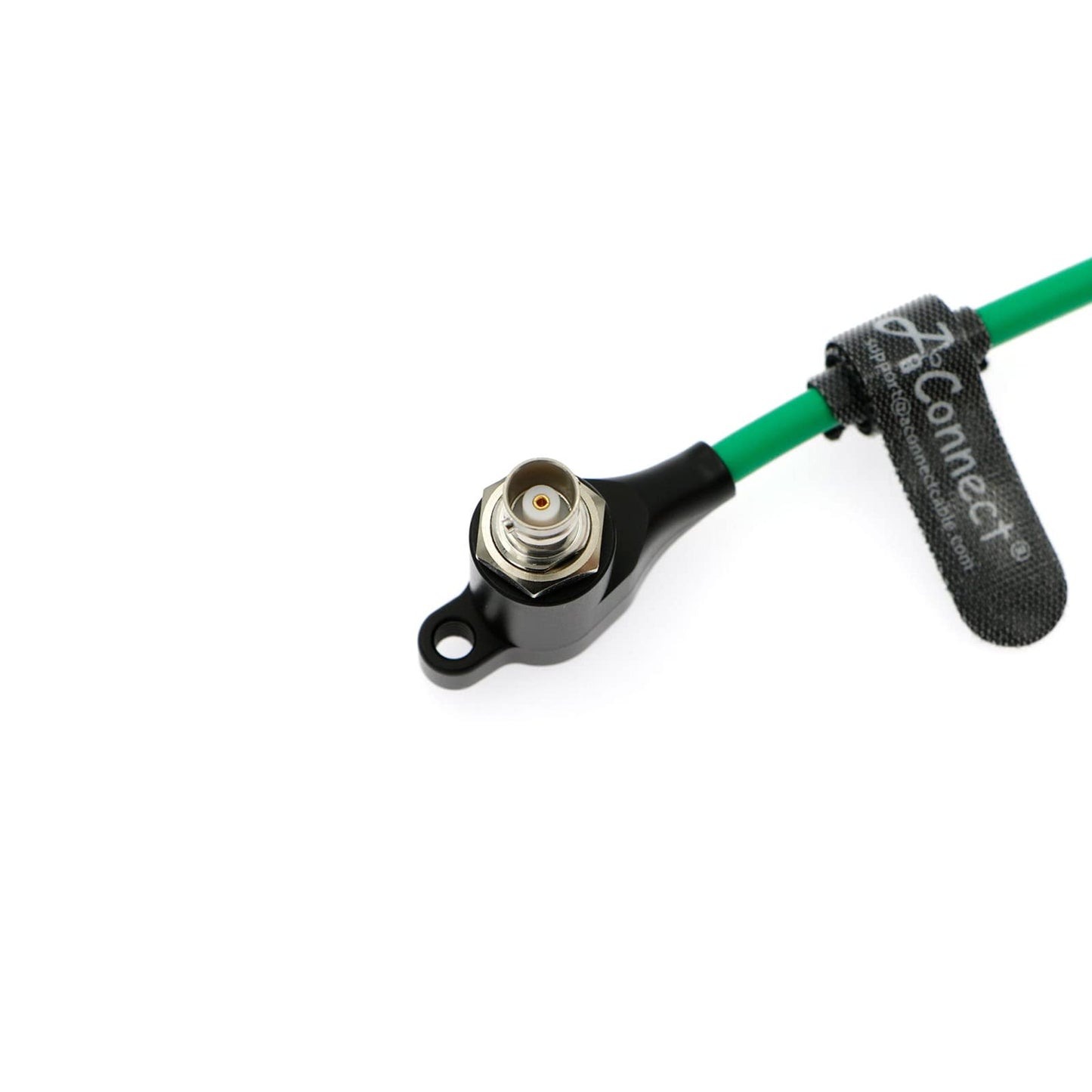 SDI-Protector-Cable for RED-Komodo Galvanic-Isolators BNC Male to Right-Angle BNC Female Power Cord 8inch Black