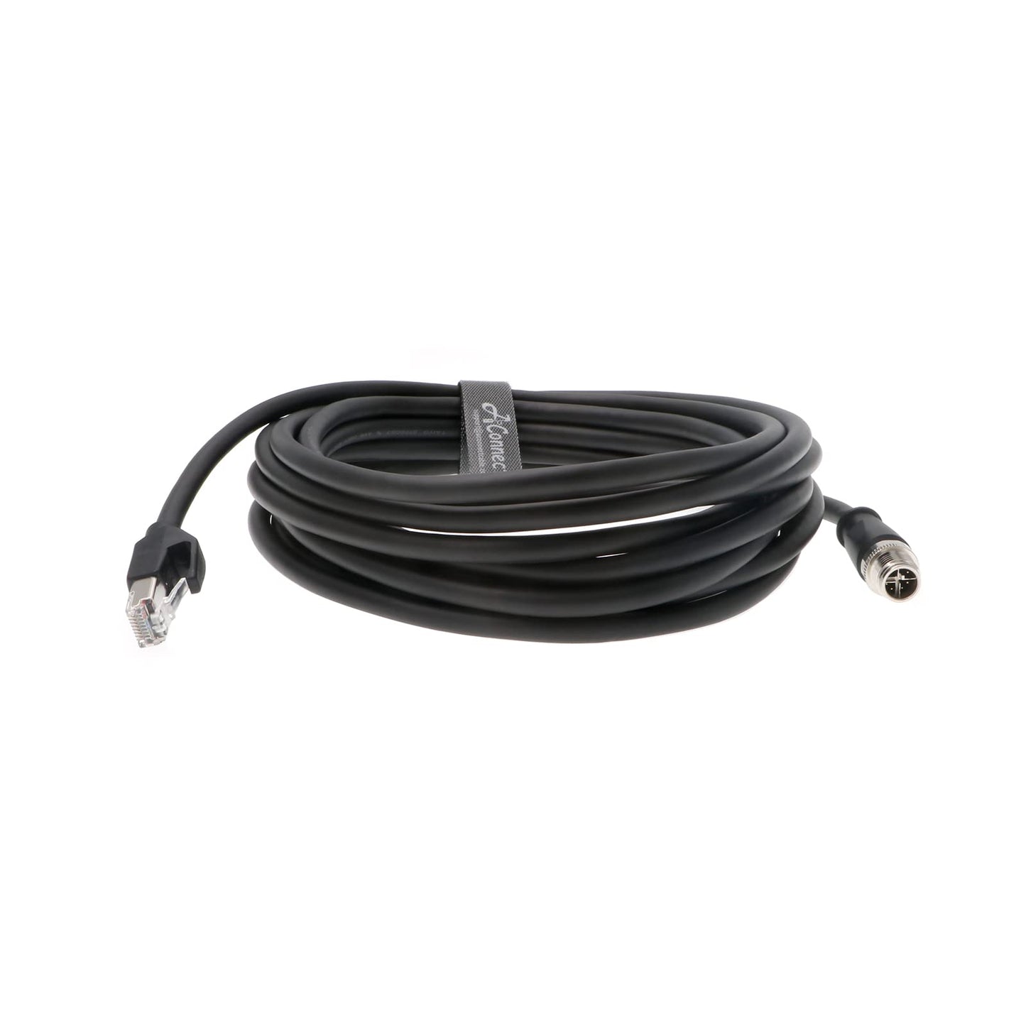 X-Code-RJ45-Industrial-Shielded-Ethernet M12 8 Pin X-Code Male to RJ45 Cat6a Ethernet Shielded Cable for Cognex Industrial Camera Flexible 3.3Ft|1M