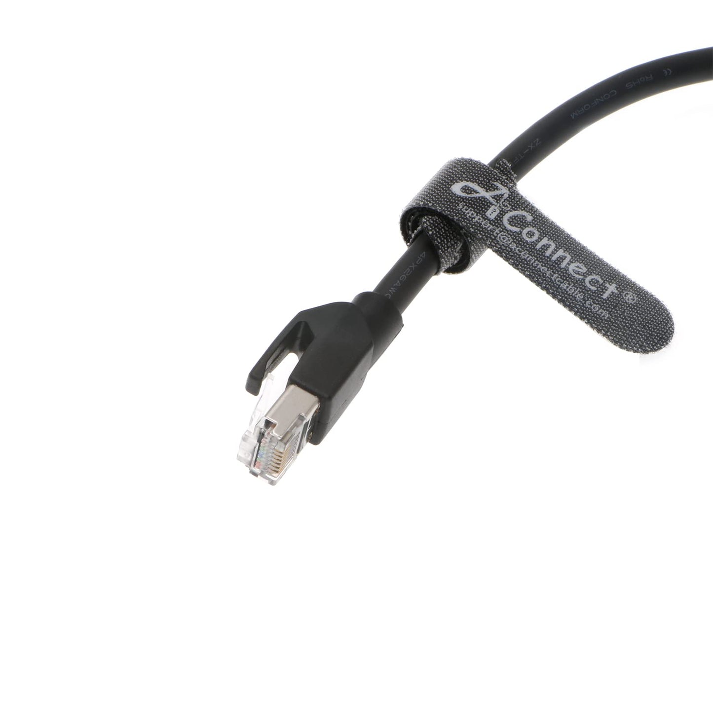 X-Code-RJ45-Industrial-Shielded-Ethernet M12 8 Pin X-Code Male to RJ45 Cat6a Ethernet Shielded Cable for Cognex Industrial Camera Flexible 3.3Ft|1M