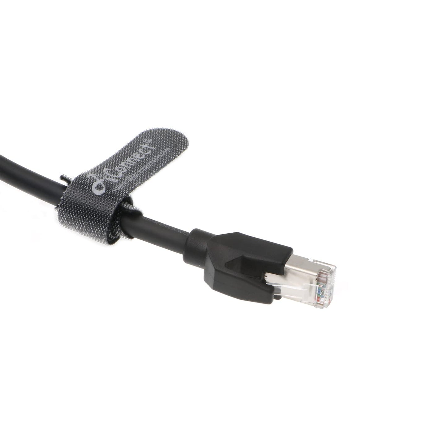 X-Code-RJ45-Industrial-Shielded-Ethernet M12 8 Pin X-Code Male to RJ45 Cat6a Ethernet Shielded Cable for Cognex Industrial Camera Flexible 3.3Ft|1M