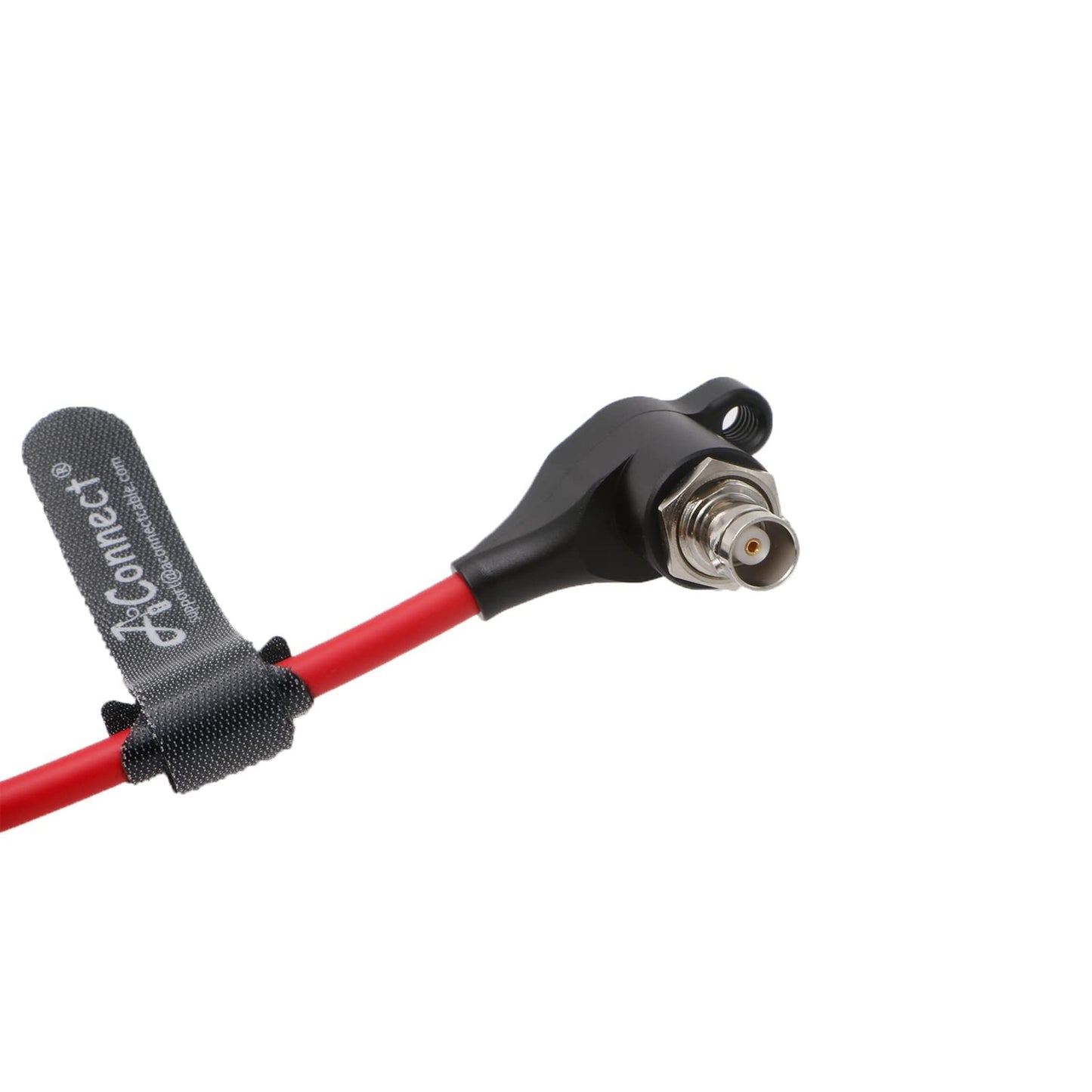 SDI-Protector-Cable for RED-Komodo Galvanic-Isolators BNC Male to Right-Angle BNC Female Power Cord 8inch Black