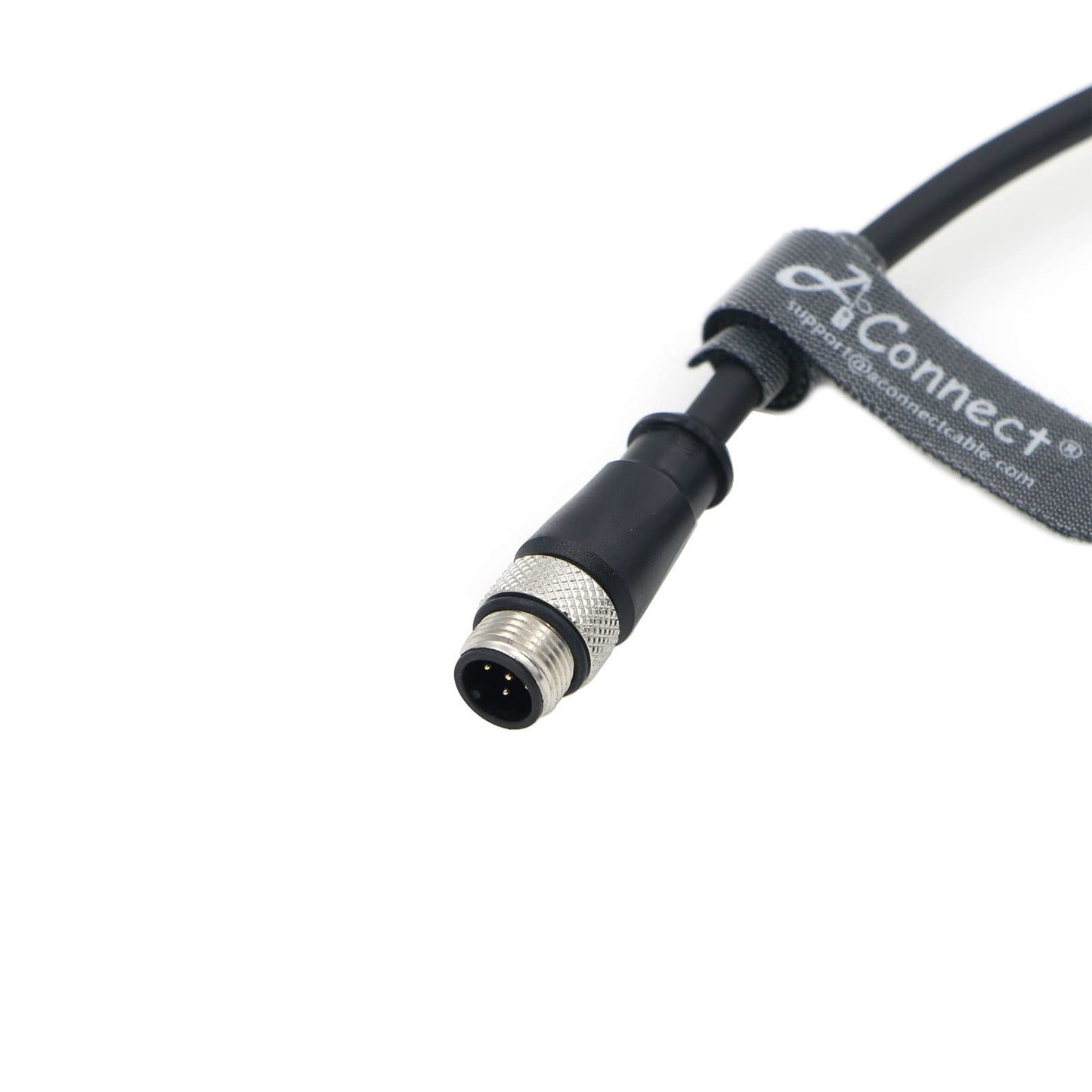 M12 5 Pin Male A-Code to 5 Pin Female A-Code Industrial Shielded Cable Aviation Sensor Connector for Device Network, Fieldbus Module 2M/6.5Ft