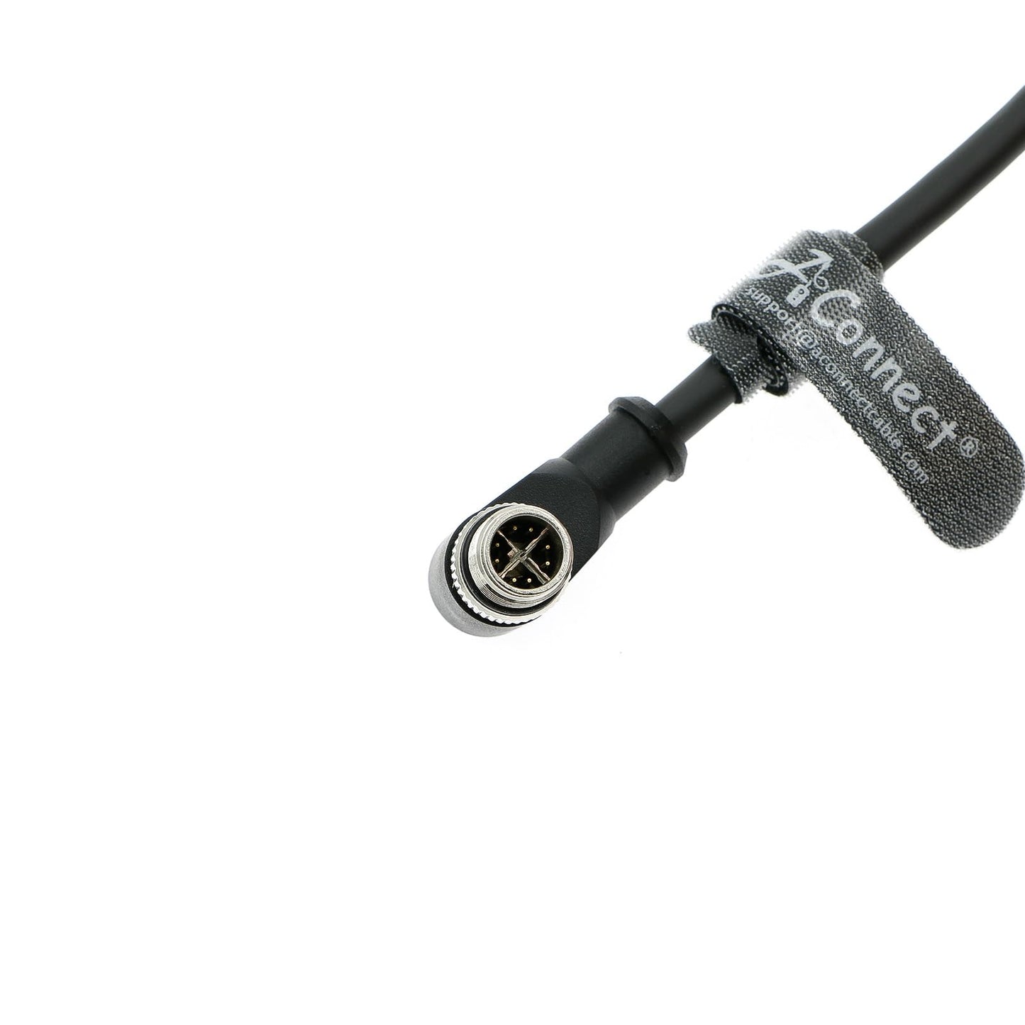 M12 8 Pin X-Code Male Right Angle to RJ45 Industrial Ethernet Cable for Cognex in Sight Industrial Camera Shielded Waterproof Flexible Cable 1M