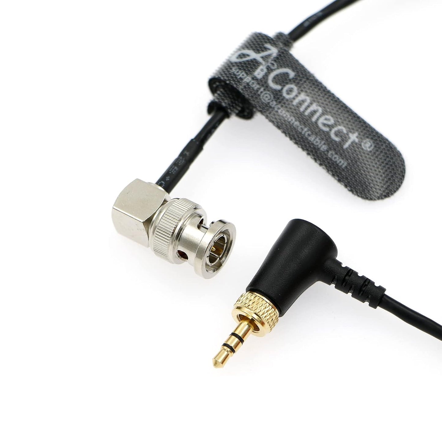 Locking 3.5mm TRS to BNC Timecode Cable for Deity Microphones TC-1 for Blackmagic Ursa Mini/Canon C70/Z CAM E2/Zoom F4