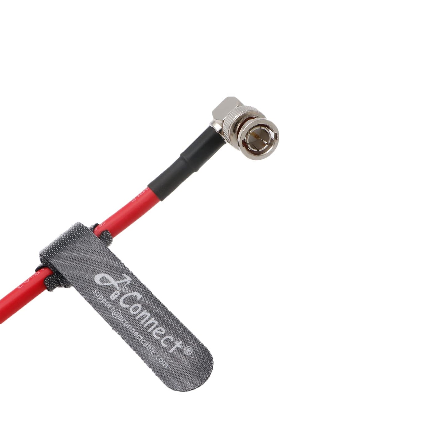 SDI-Protector-Cable for RED-Komodo Galvanic-Isolators BNC Male to Right-Angle BNC Female Power Cord 8inch Black
