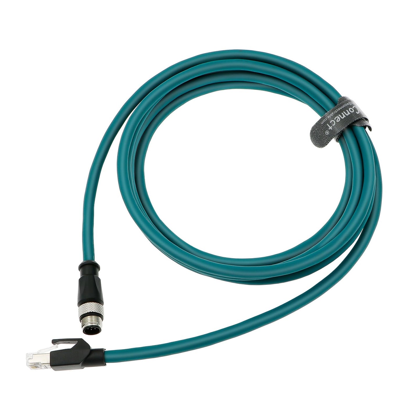 M12-A-Code-RJ45-Ethernet-Cable for Cognex DM300 M12 8-Pin A-Code Male to RJ45 for Industrial Camera 6.6Ft|2M