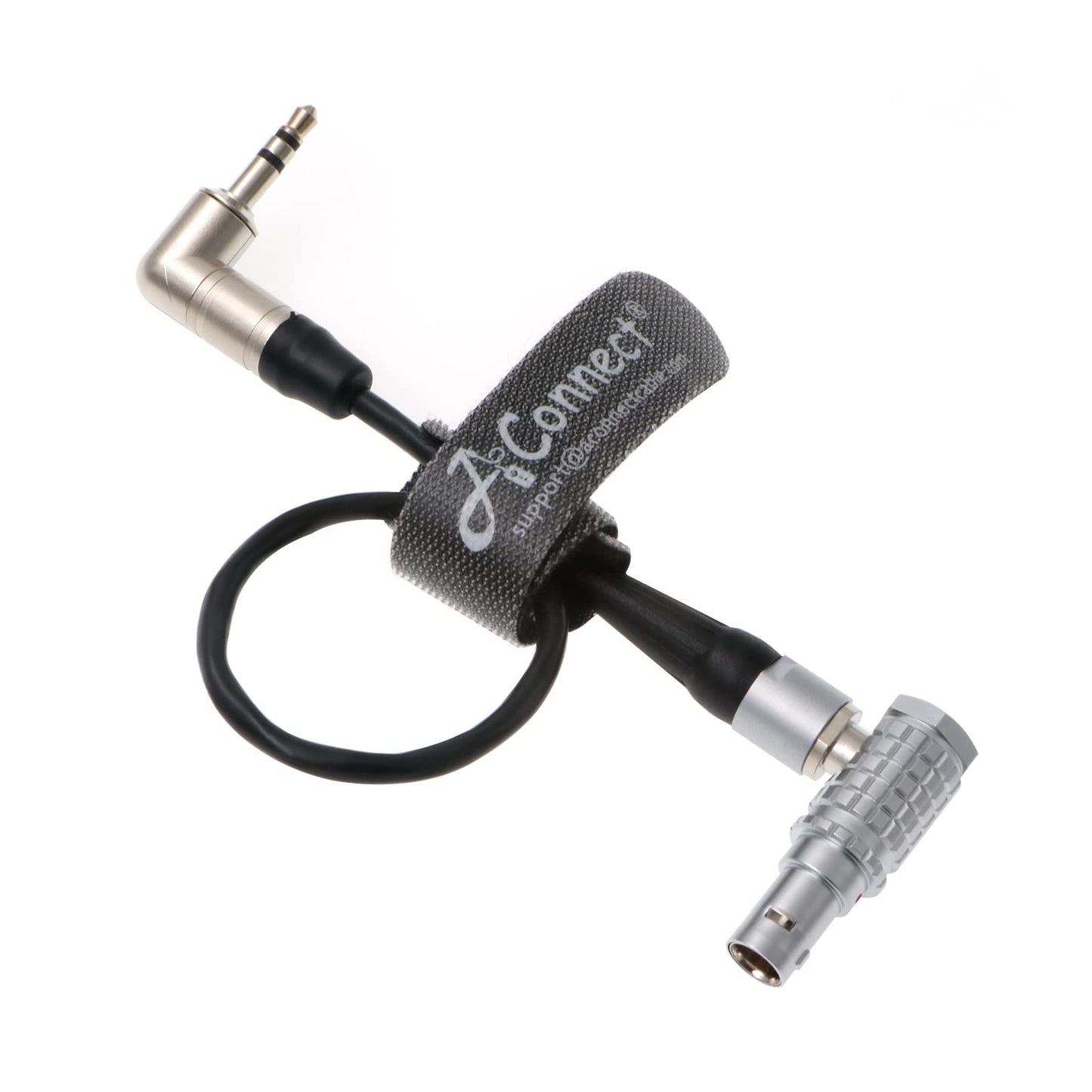 Timecode-Cable for Tentacle-Sync Sound-Devices Timecode Send from 3.5mm TRS to Right Angle 0B 5 Pin Male 50CM|20in