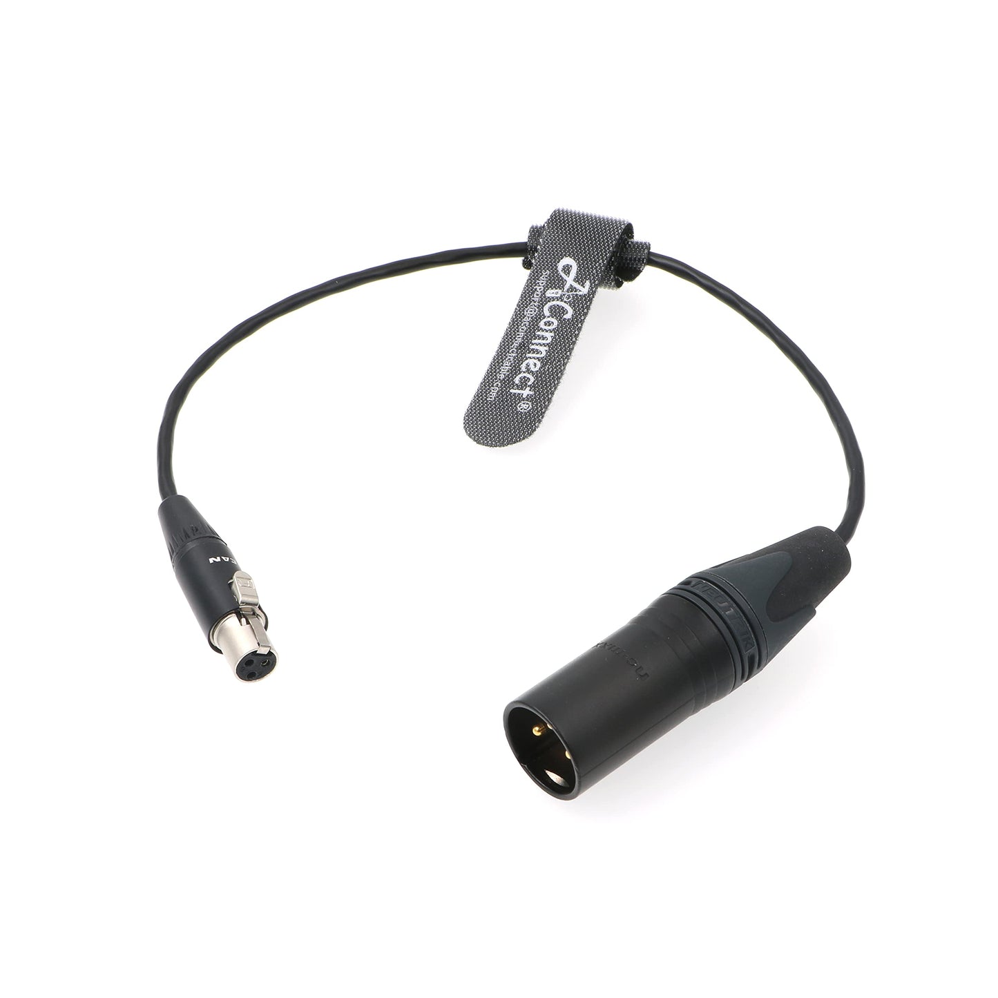 XLR-Cable-TA3F Original 3 Pin Mini XLR Female to 3 Pin XLR Male Cord for Sound Devices 744T Mixer Rode-X 30CM