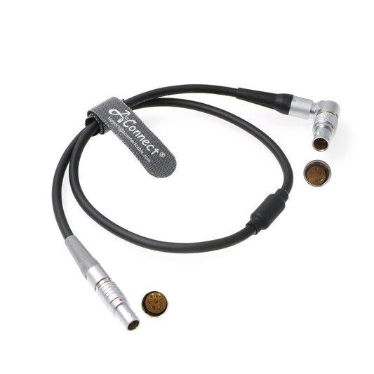 Cable-Alexa-Amira-CAM-EXT-Motor 7 Pin Male to EXT 6 Pin Right Angle for ARRI cforce RF Motor| cmotion cPRO Motor camin| Alexa| Amira 60CM