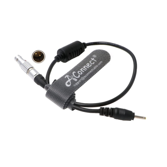 DC Cable for Alexa 2.5 0.7mm DC to 2 Pin Male Cord 12inches