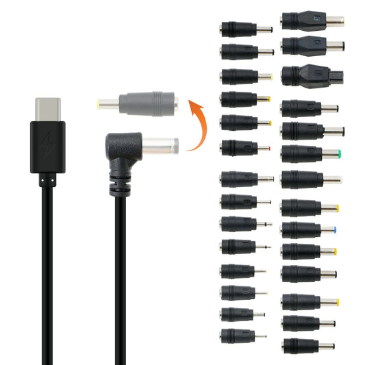 12V PD USB C to DC 5.5x2.5mm Male Right Angle Type C Power Cable with Power Indicator for KiPRO LCD Monitors Blackmagic BMCC Camera Video Assist Monitor, 70.8inches/1.8m