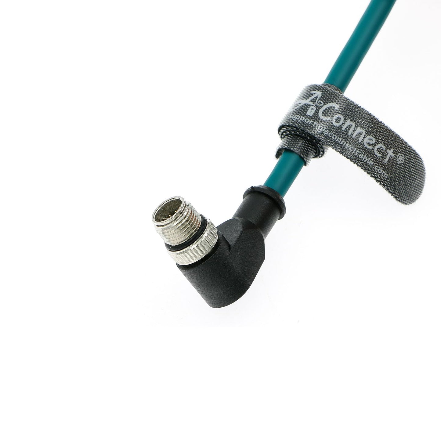 M12 8 Position X-Code Male Right Angle to RJ45 Ethernet Shielded Cable for Cognex in Sight Industrial Camera High Flexible Waterproof Cable 1M